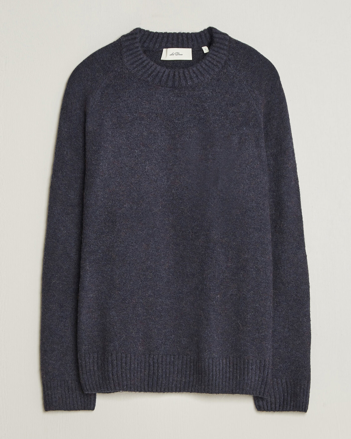Herr | Tröjor | LES DEUX | Soft Roundneck Knit Dark Navy