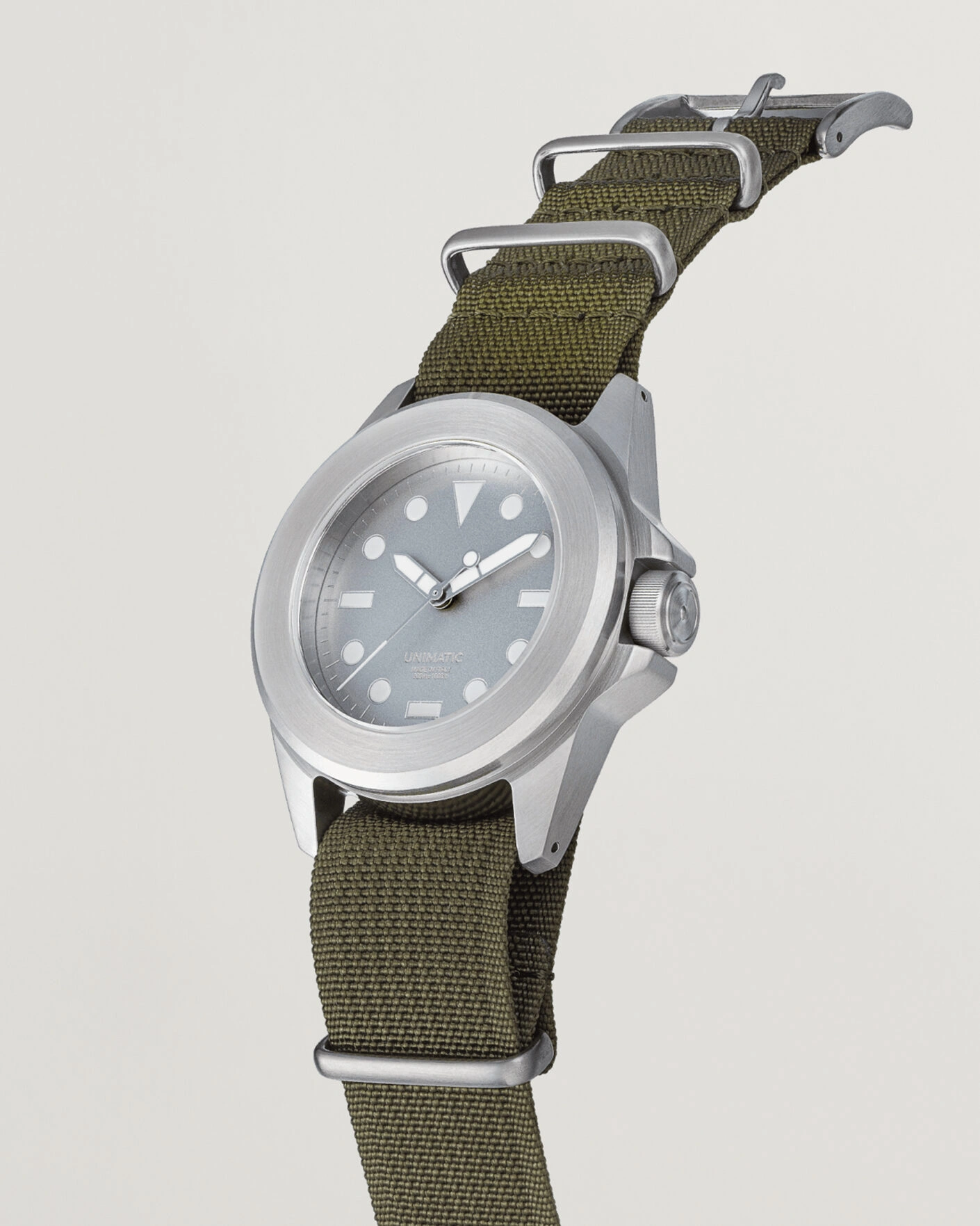 Herr | UNIMATIC Modello Quattro Limited Military Watch Grey | UNIMATIC | Modello Quattro Limited Military Watch Grey