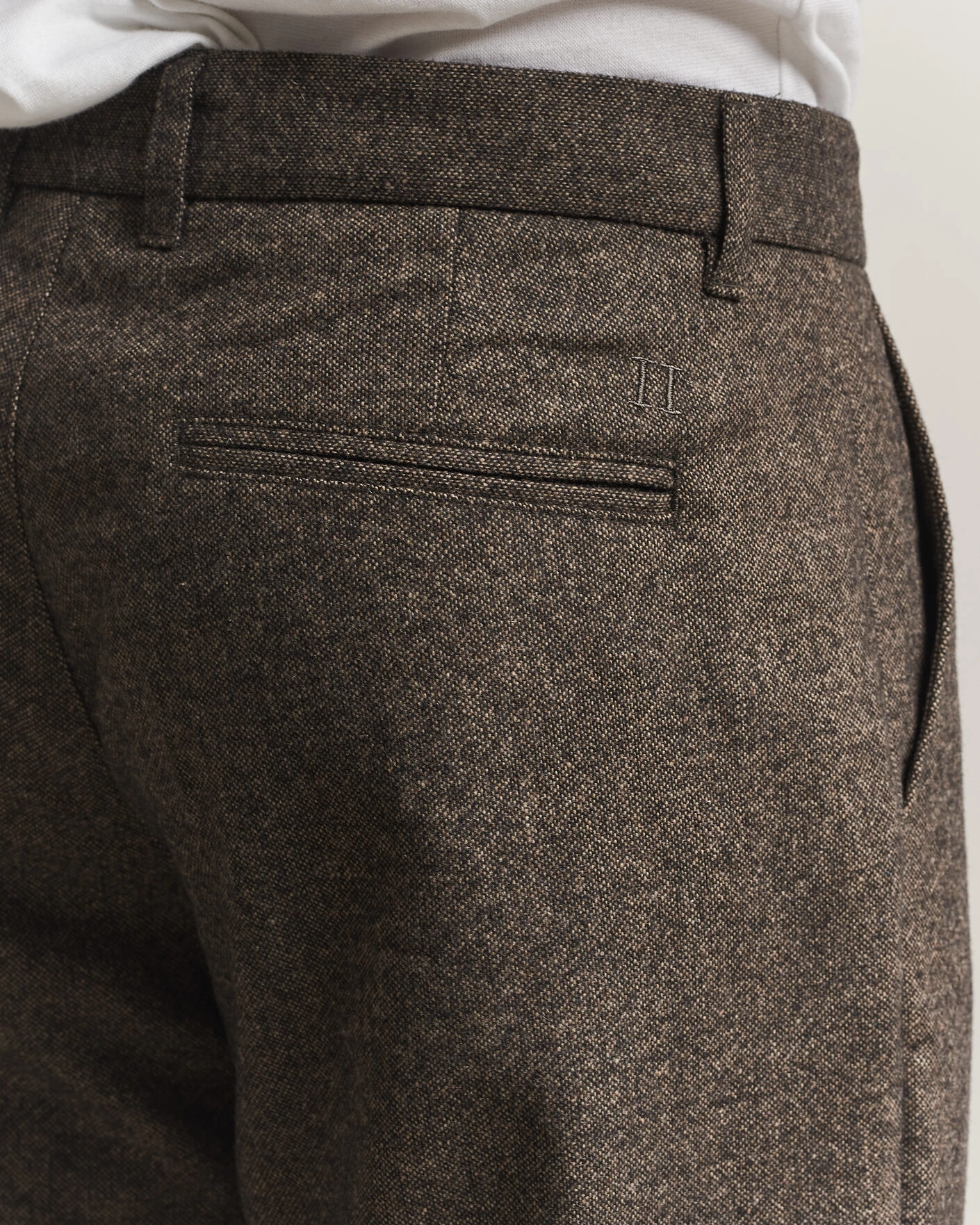 Herr | Byxor | LES DEUX | Wool Melange Reg Suit Pants Caribou