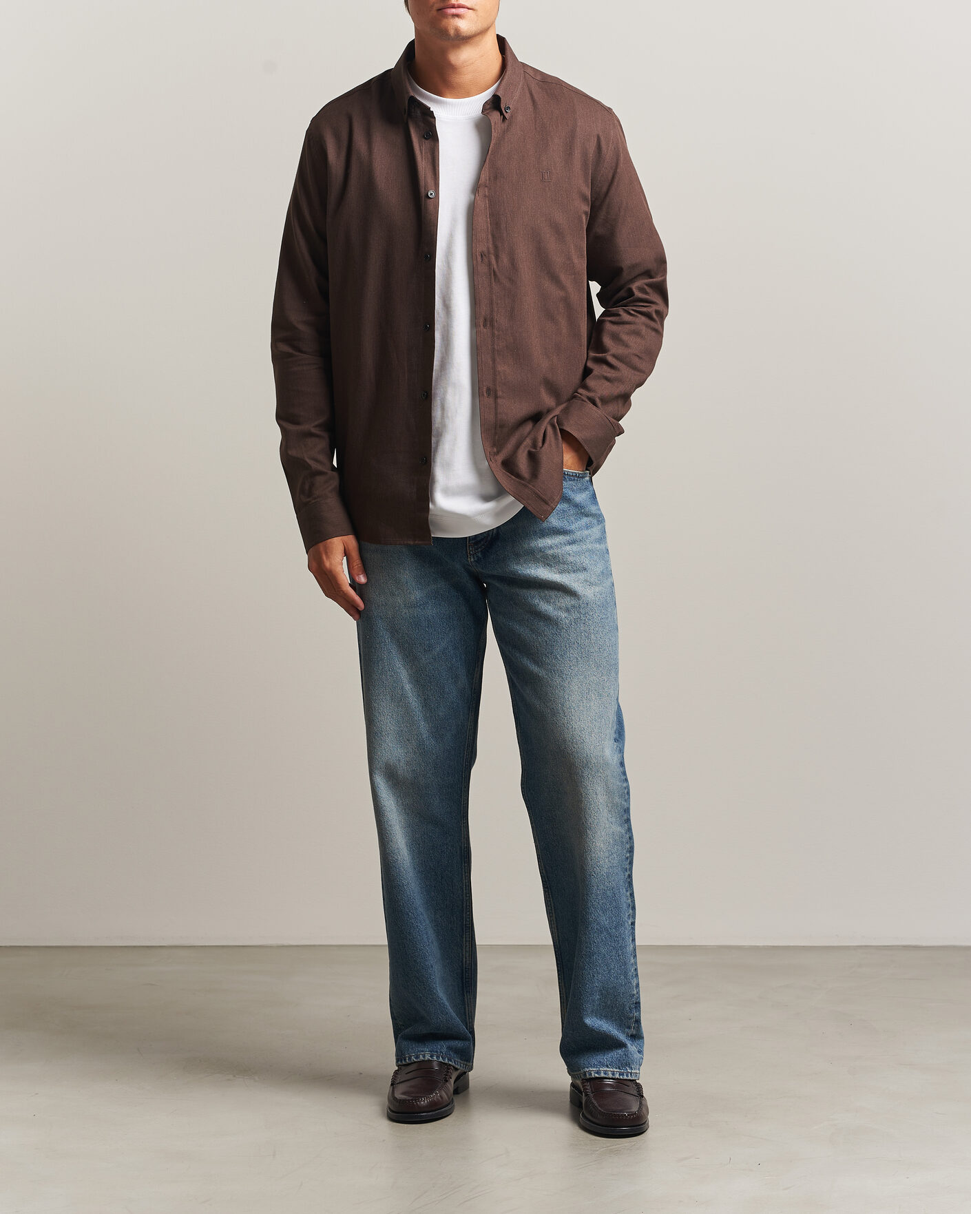 Herr | Skjortor | LES DEUX | Soft Flannel Shirt Delicioso