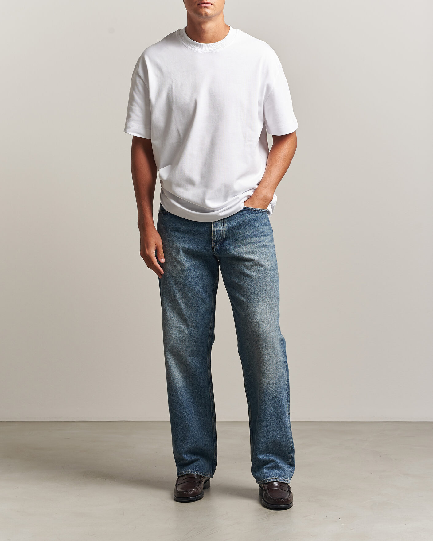 Herr | T-Shirts | LES DEUX | Heavyweight T-Shirt White