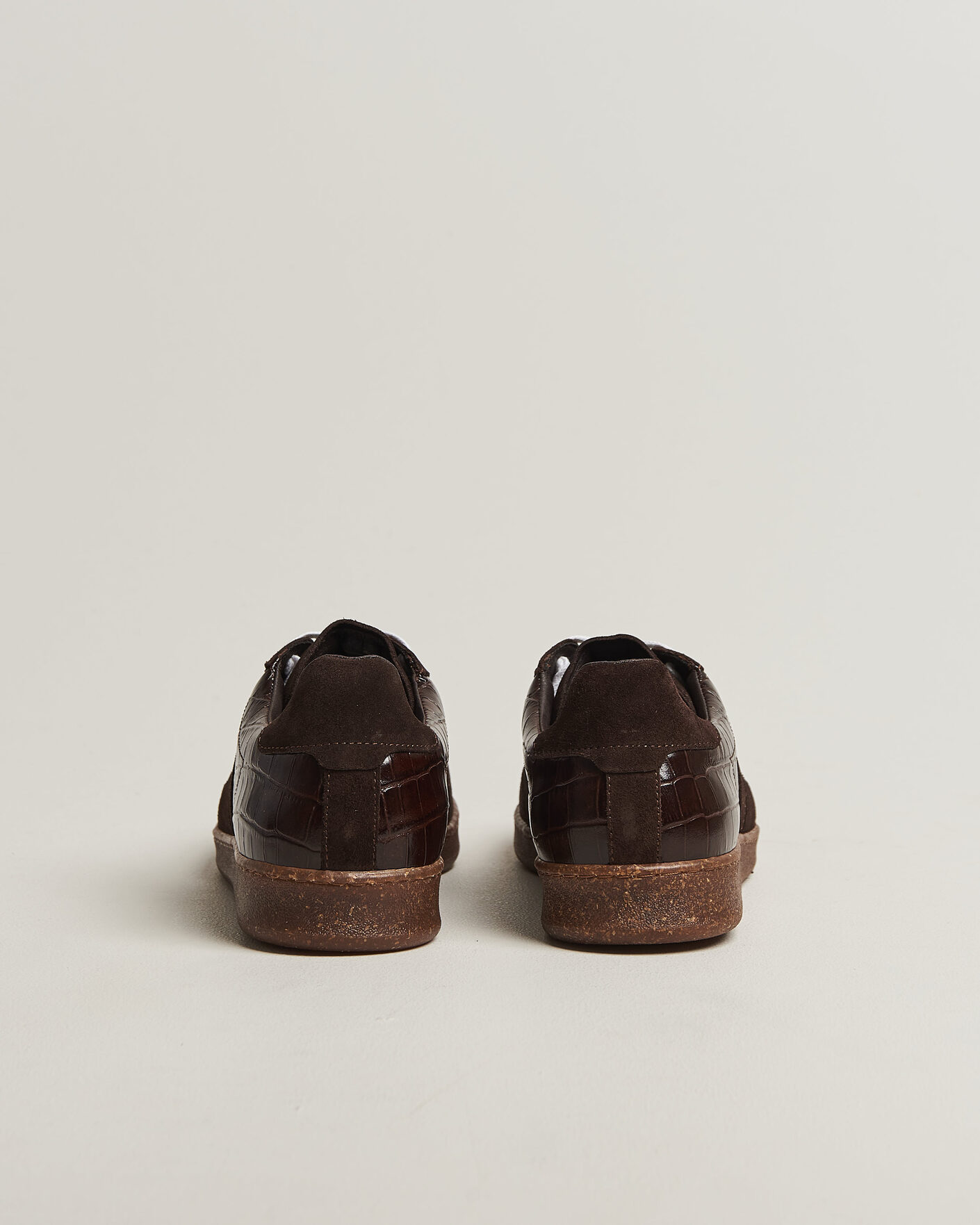 Herr | Sneakers | LES DEUX | Croco Sneaker Molé Brown