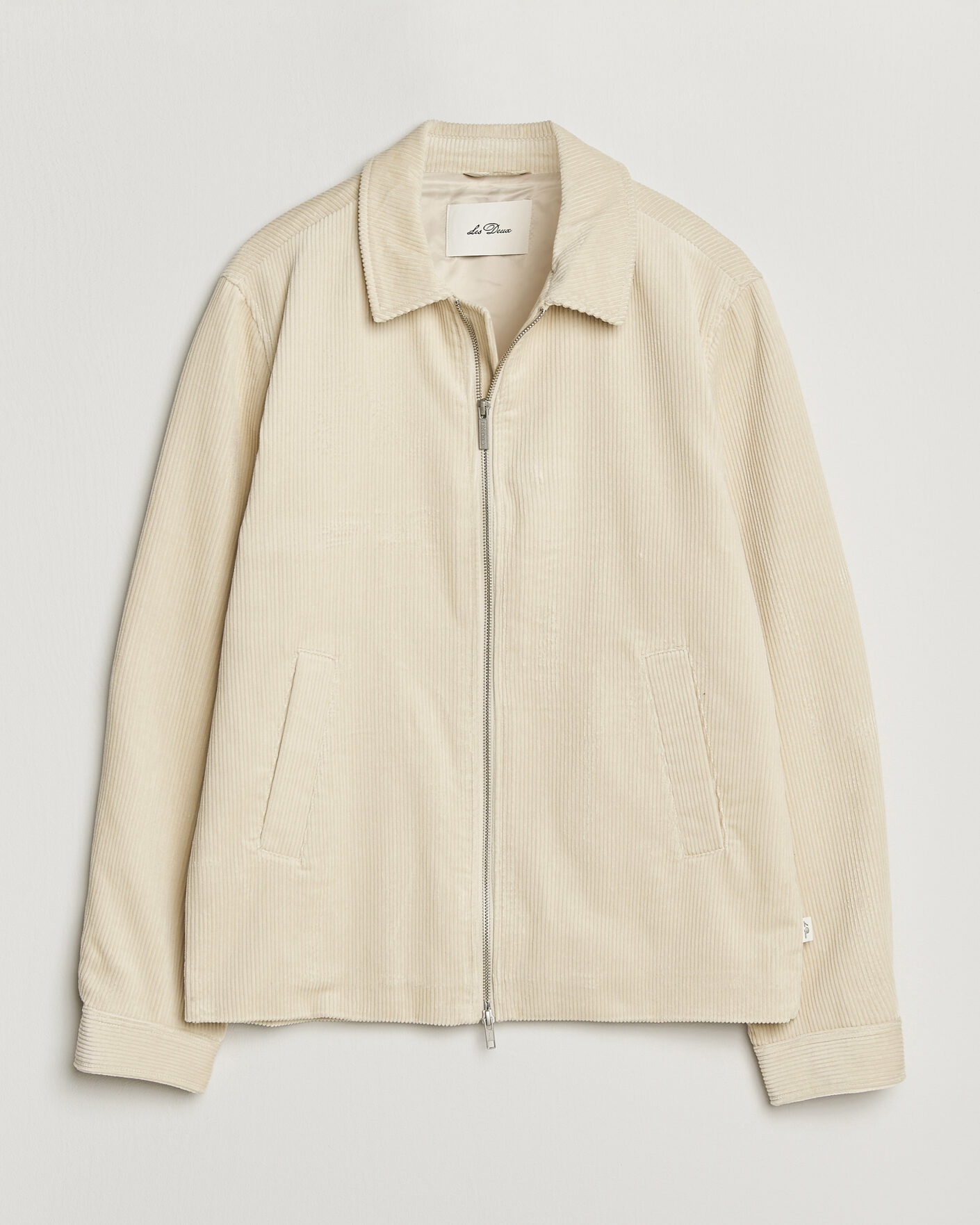 Herr | Jackor | LES DEUX | Corduroy Zipper Coach Jacket Ivory