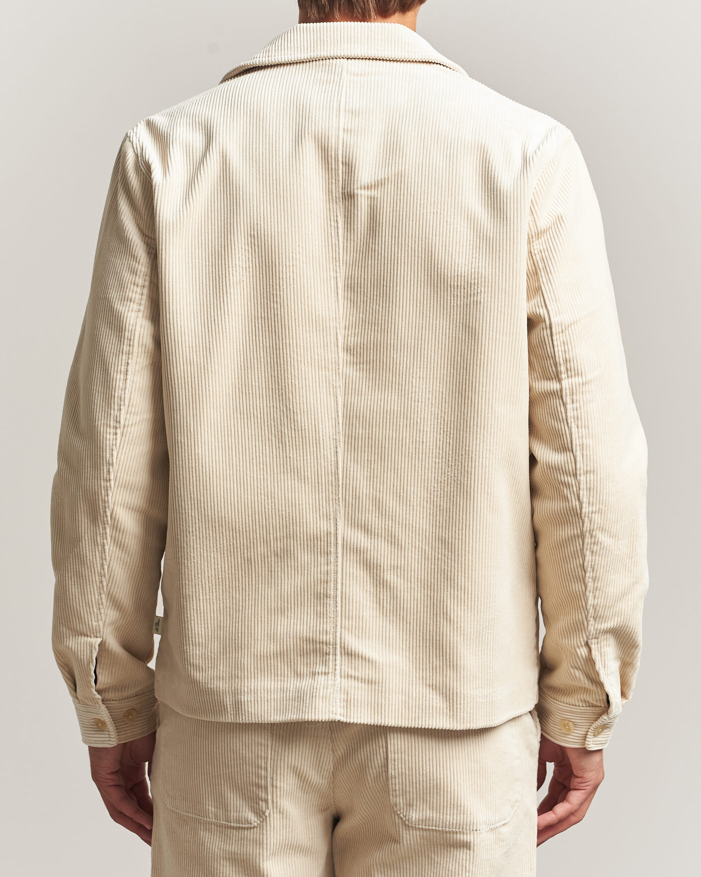 Herr | Jackor | LES DEUX | Corduroy Zipper Coach Jacket Ivory