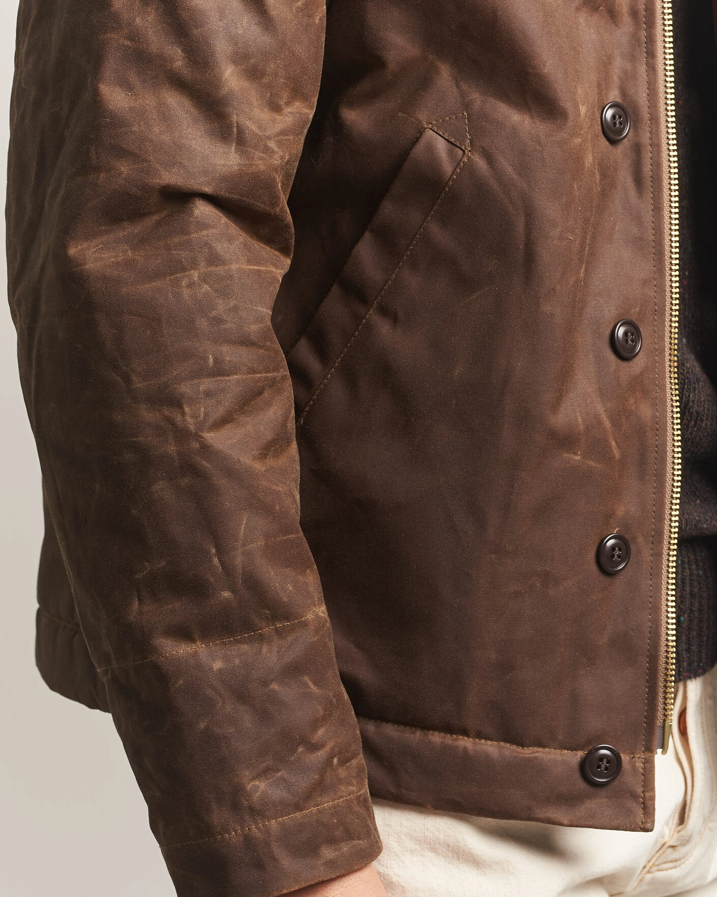 Herr | Jackor | Manifattura Ceccarelli | Deck Jacket Dark Tan