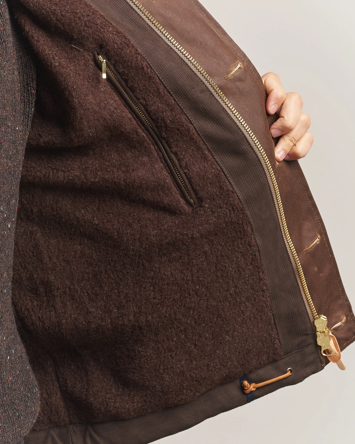 Herr | Jackor | Manifattura Ceccarelli | Deck Jacket Dark Tan