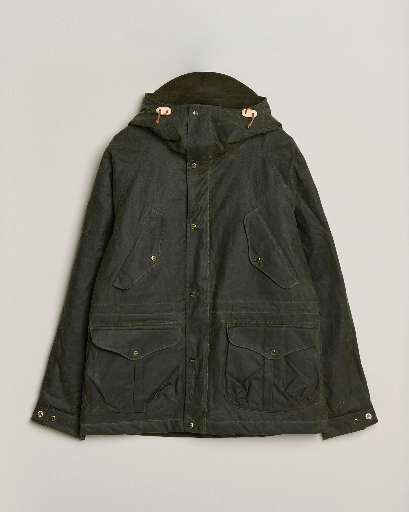 Herr | Jackor | Manifattura Ceccarelli | New Fisherman Parka Dark Green