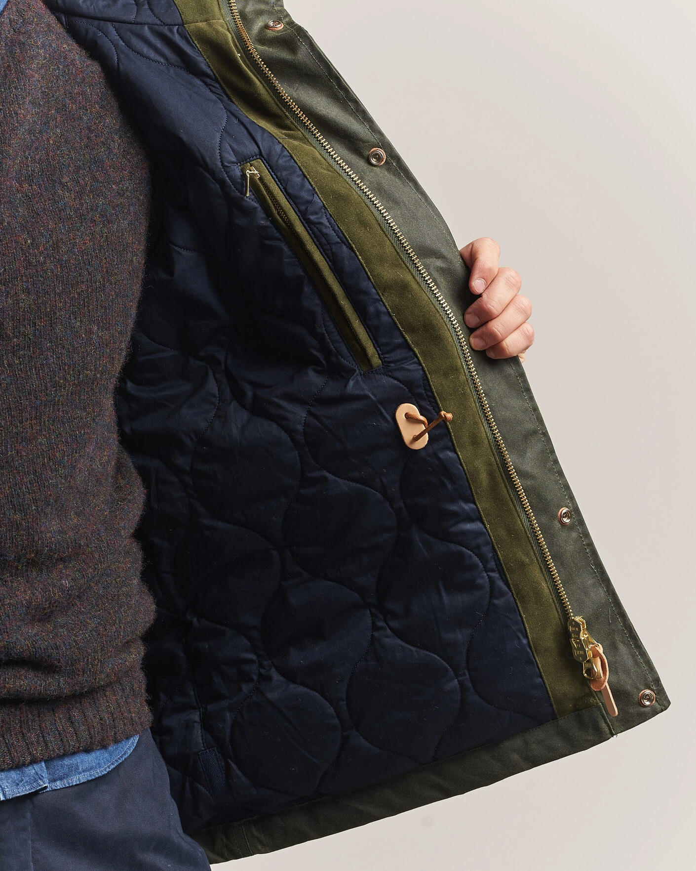 Herr | Jackor | Manifattura Ceccarelli | New Fisherman Parka Dark Green