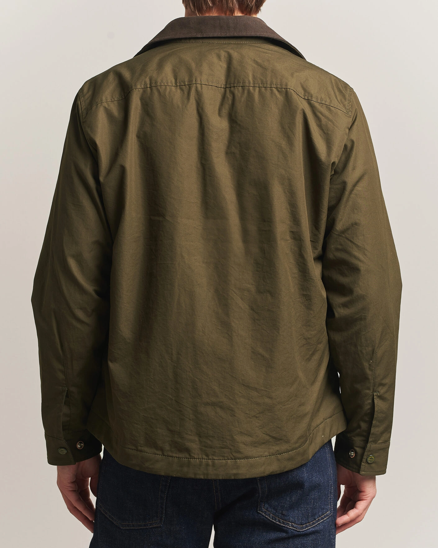 Herr | Jackor | Manifattura Ceccarelli | Double Pocket Shirt Jacket Military Green