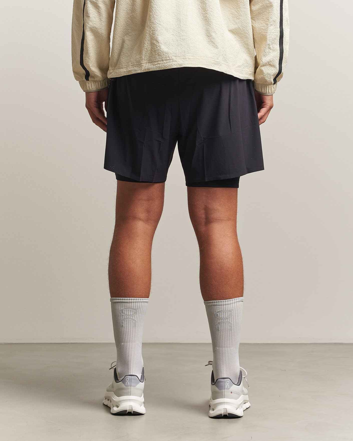 Herr | Shorts | On | 5 Inch Performance 2/1 Shorts Black