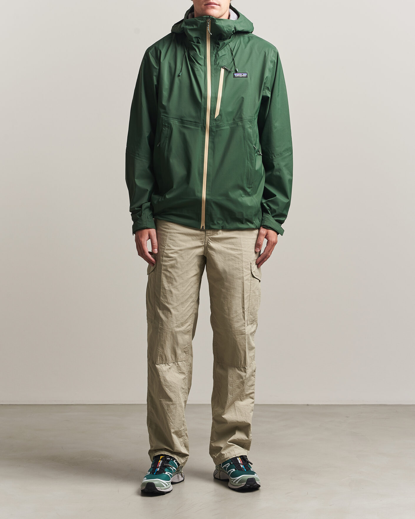 Herr | Jackor | Patagonia | Granite Crest Rain Jacket Treeline Green