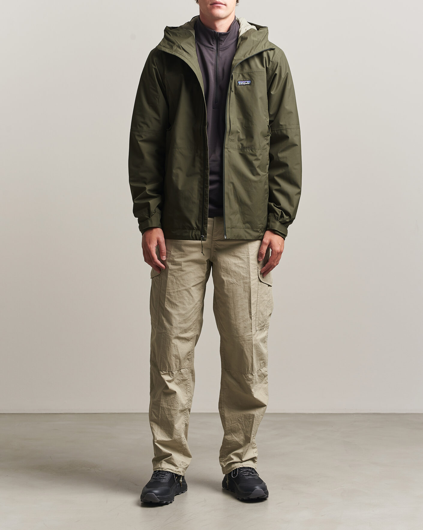 Herr | Jackor | Patagonia | Insulated Boulder Fork Rain Jacket Basin Green