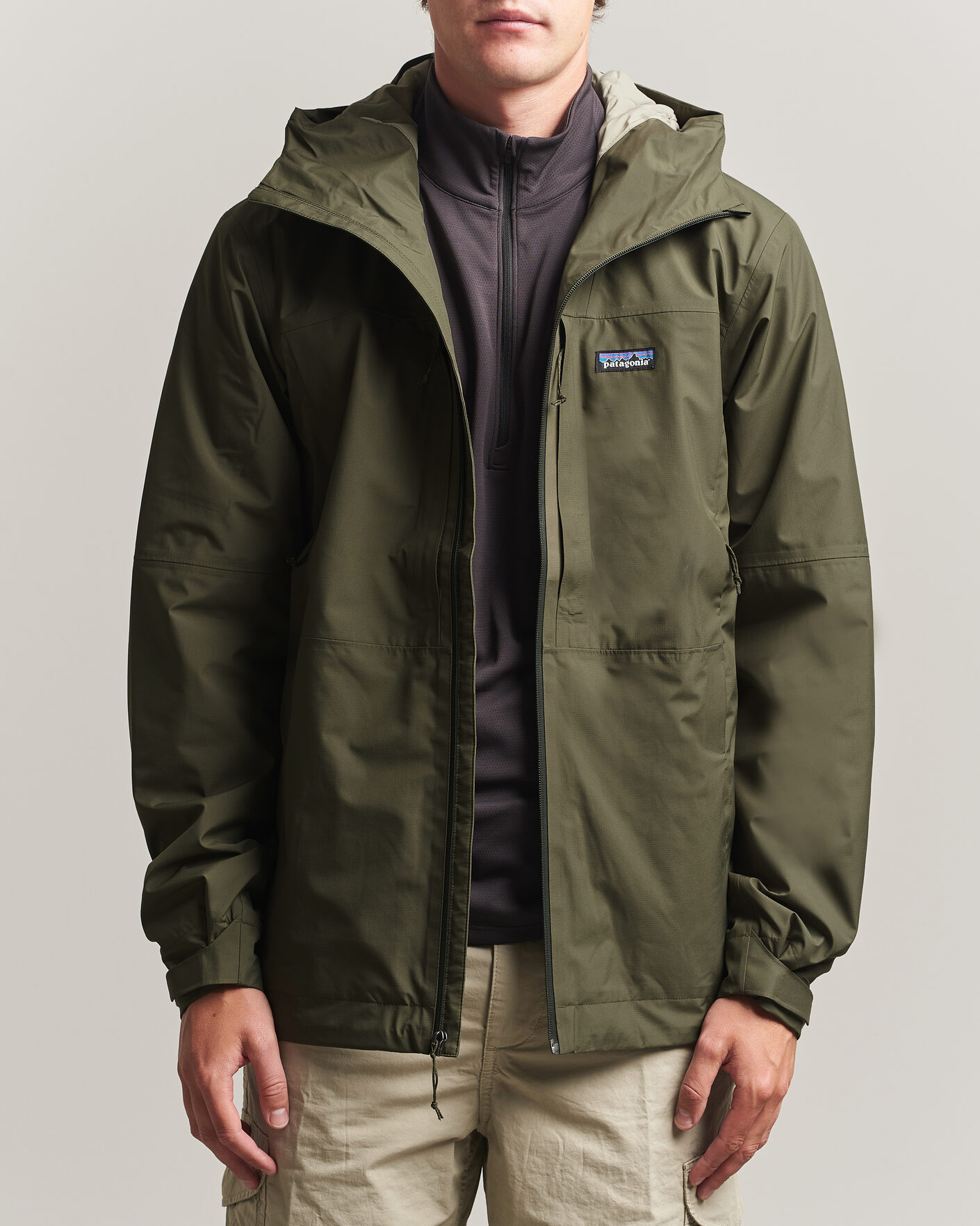 Herr | Jackor | Patagonia | Insulated Boulder Fork Rain Jacket Basin Green