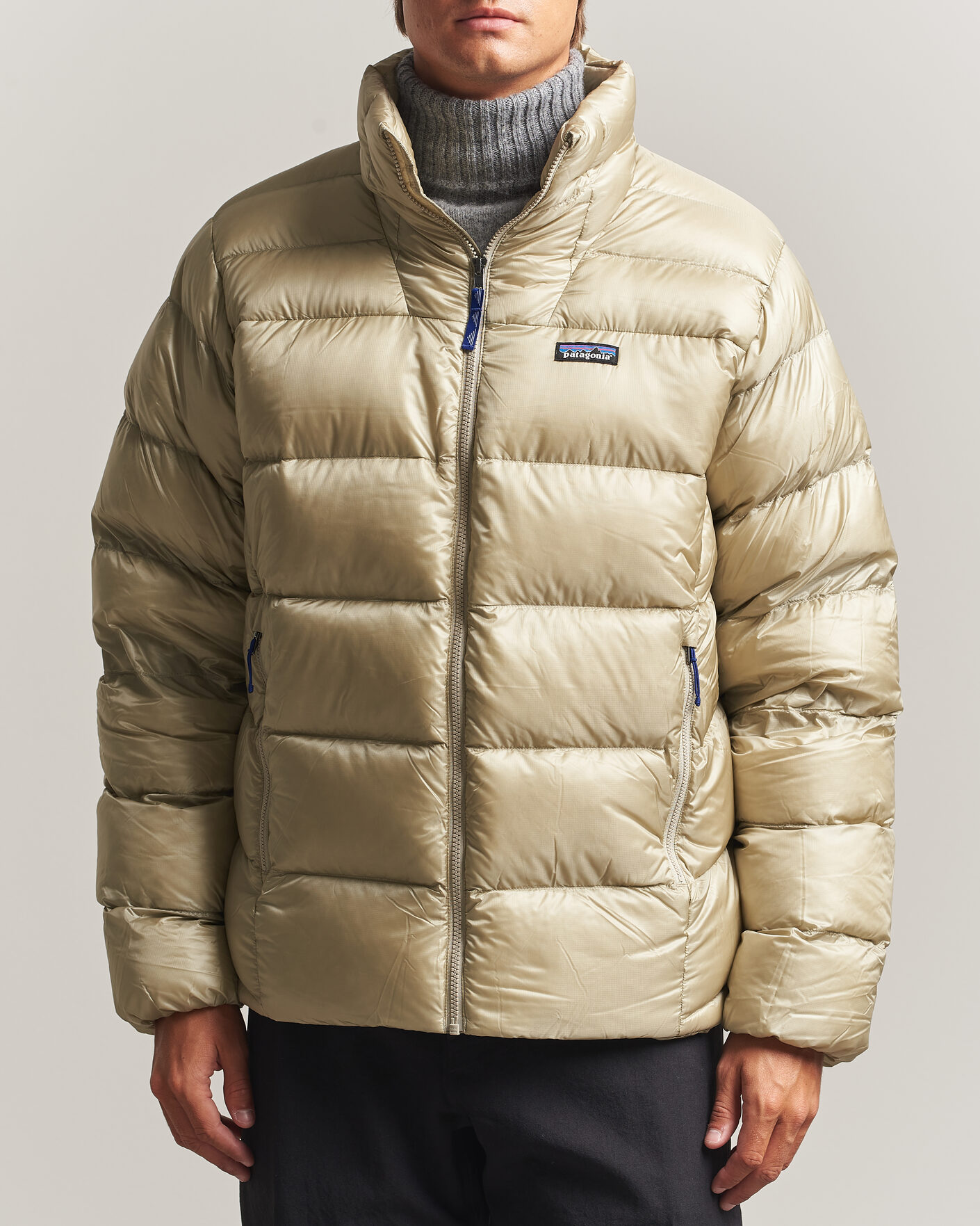 Herr | Jackor | Patagonia | Fitz Roy Down  Jacket Weathered Stone