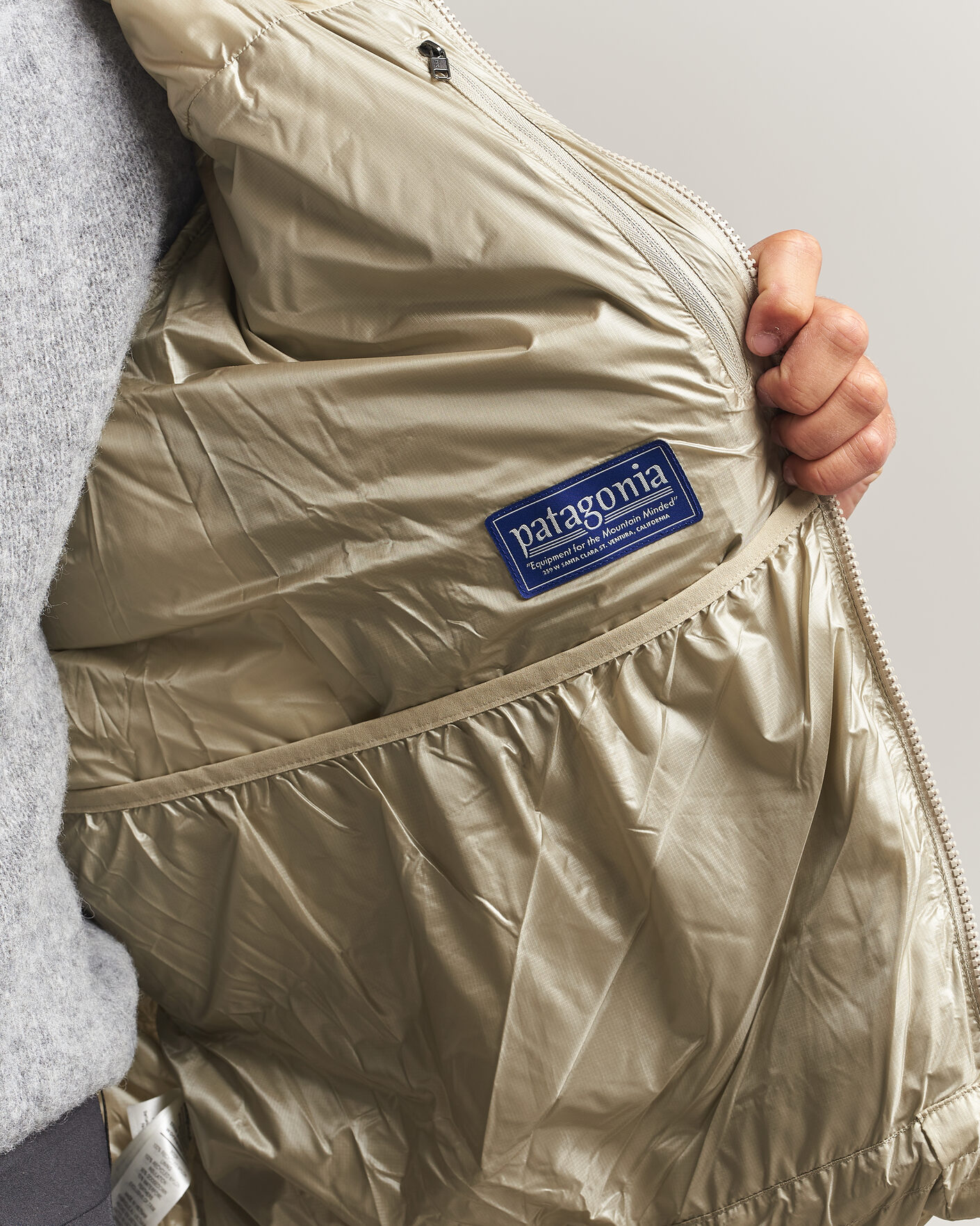 Herr | Jackor | Patagonia | Fitz Roy Down  Jacket Weathered Stone