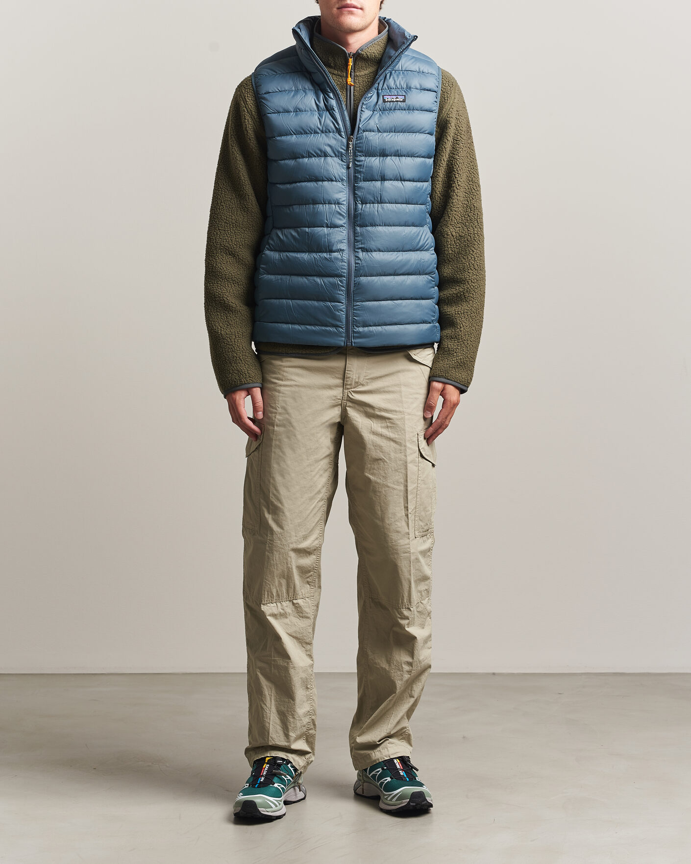 Herr | Västar | Patagonia | Sweater Vest Summit Blue