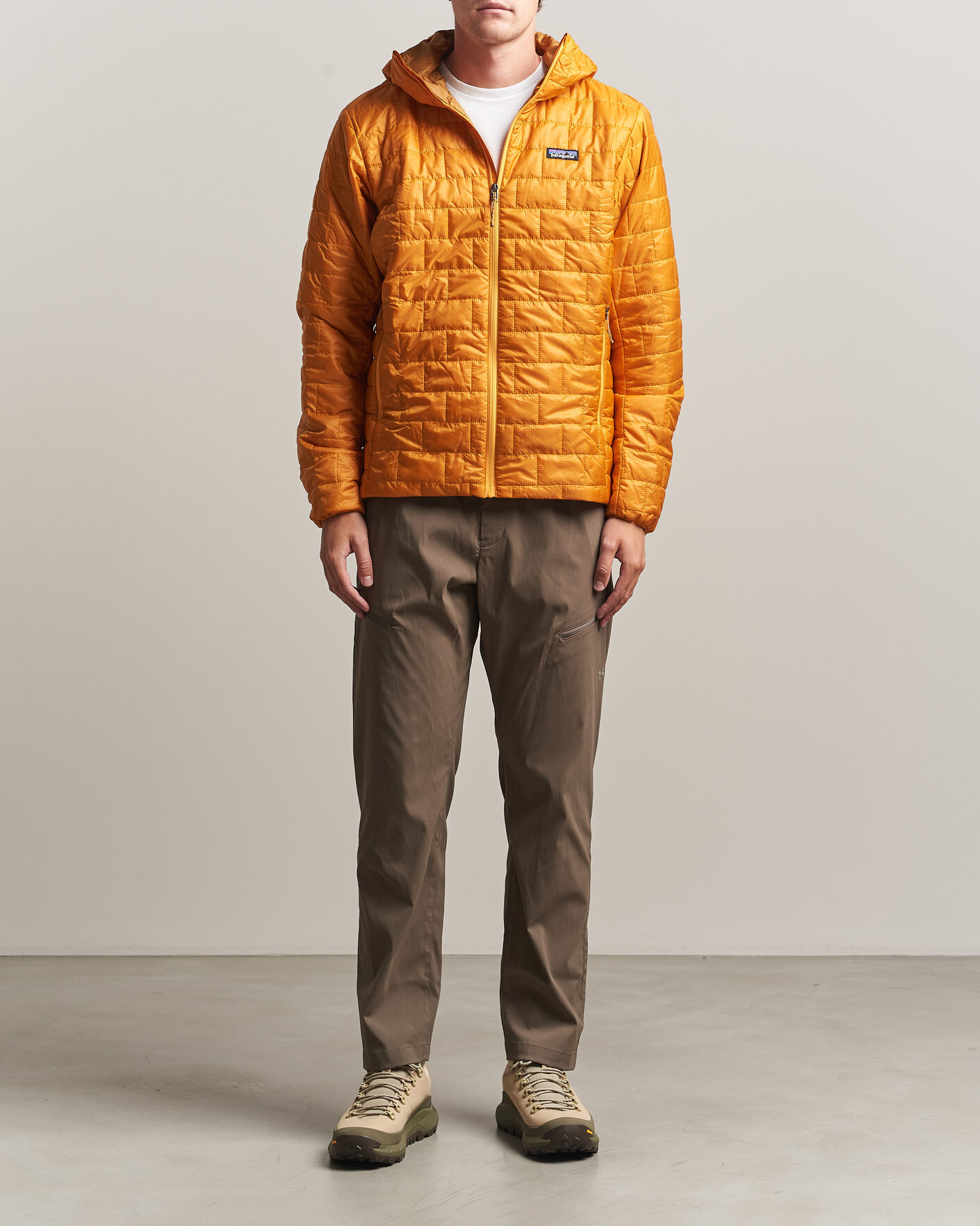Herr | Jackor | Patagonia | Nano Puff Hoodie Autumn Orange