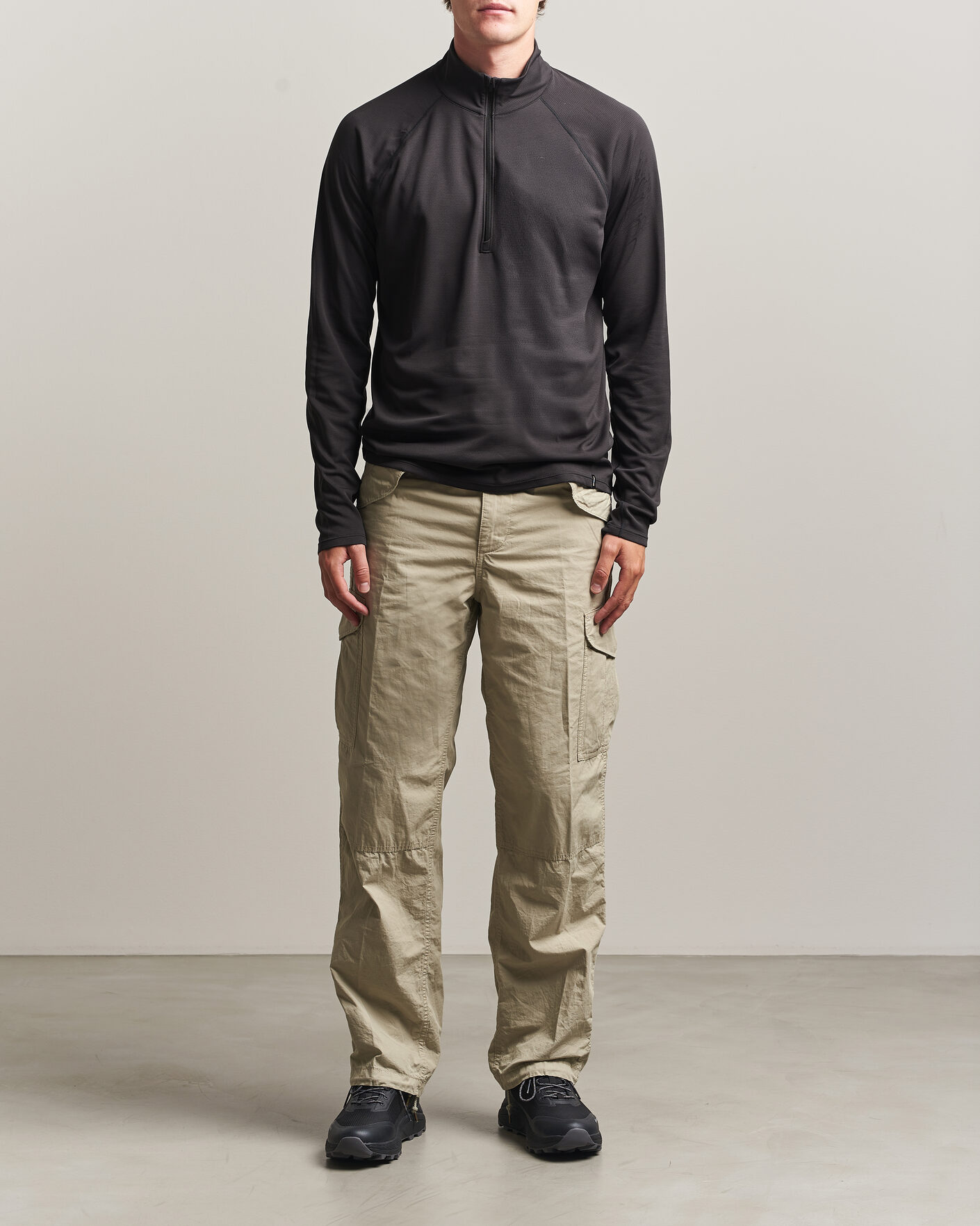 Herr | Tröjor | Patagonia | Cap Midweight Zip Neck Ink Black