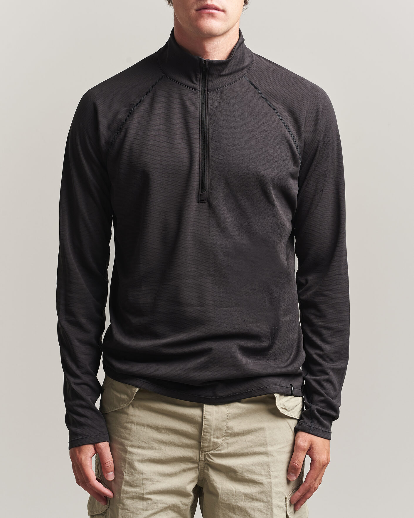 Herr | Tröjor | Patagonia | Cap Midweight Zip Neck Ink Black