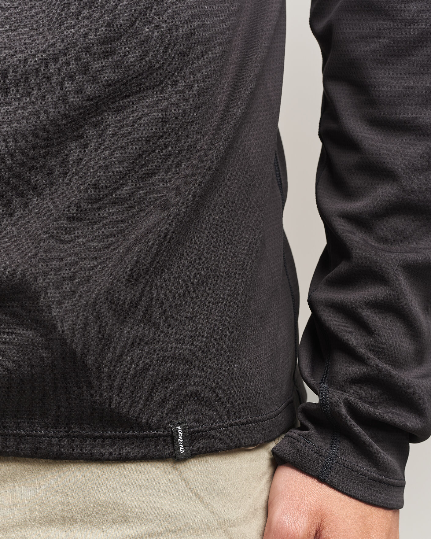Herr | Tröjor | Patagonia | Cap Midweight Zip Neck Ink Black