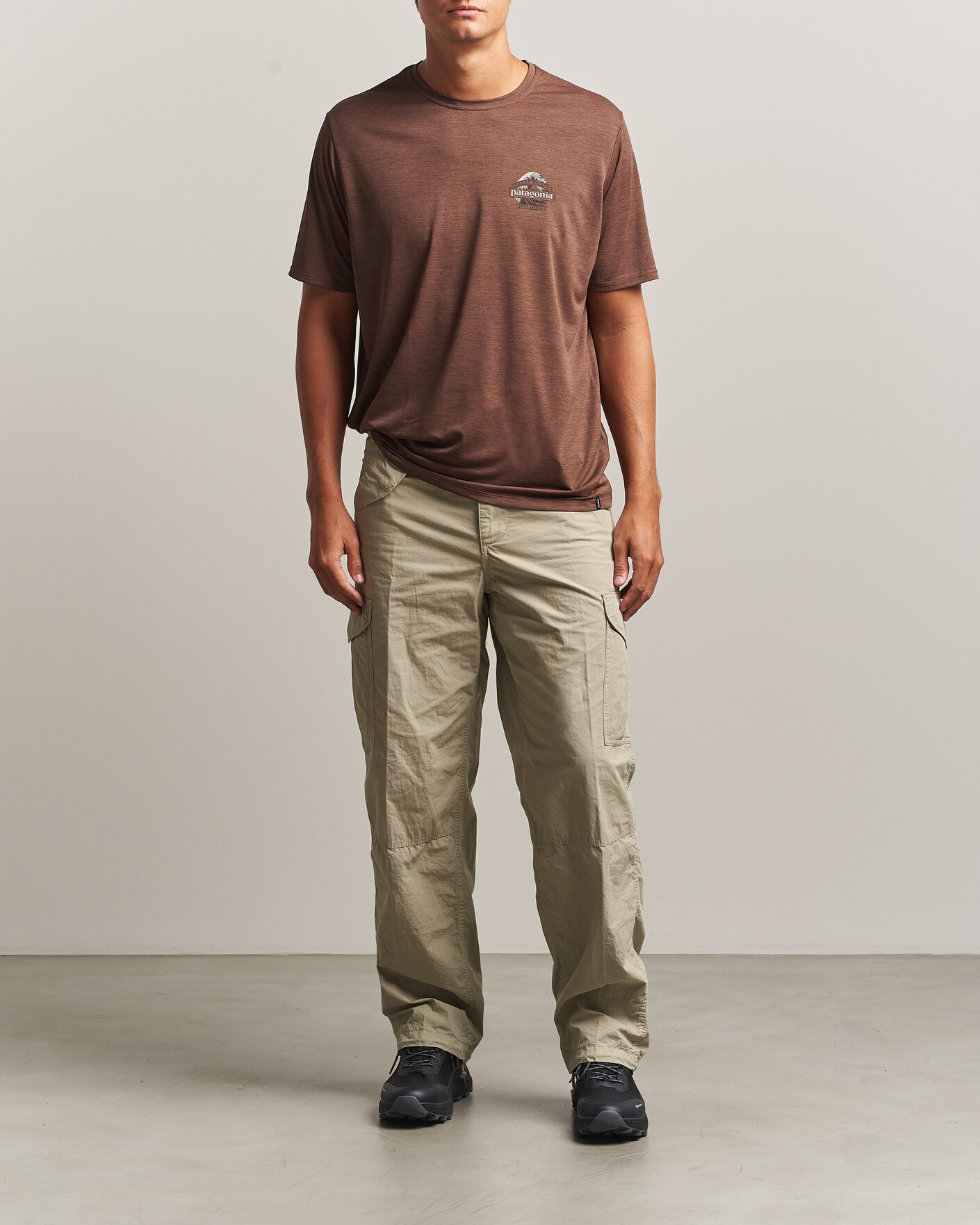 Herr | T-Shirts | Patagonia | Cap Cool Daily Shirt Berm Brown