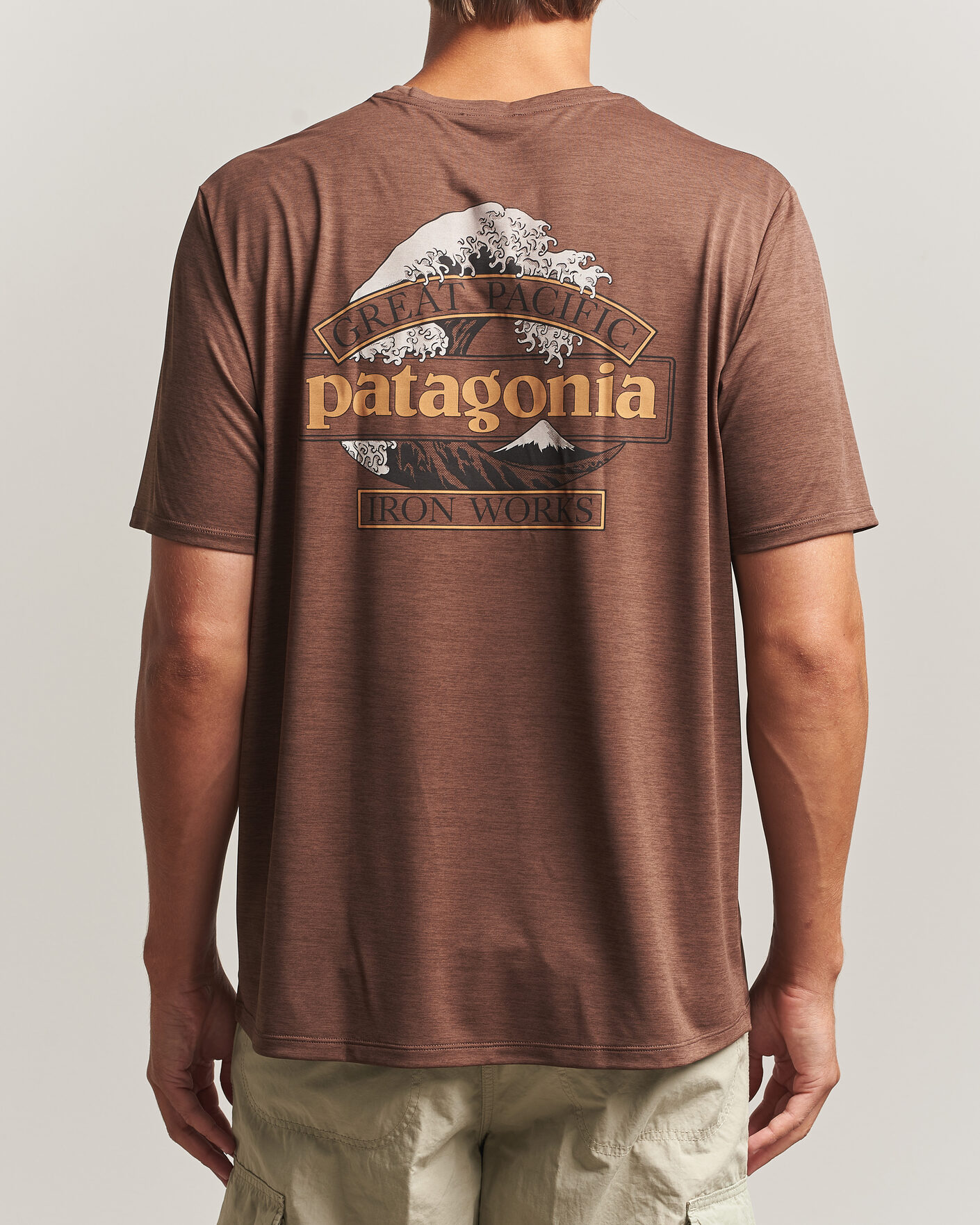 Herr | T-Shirts | Patagonia | Cap Cool Daily Shirt Berm Brown