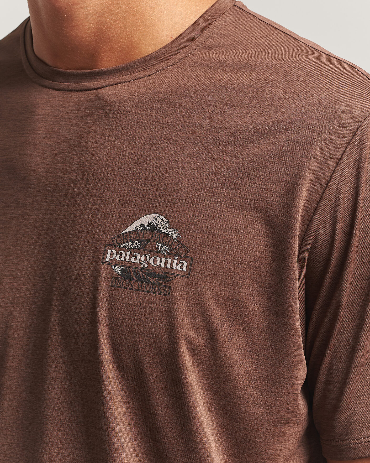 Herr | T-Shirts | Patagonia | Cap Cool Daily Shirt Berm Brown
