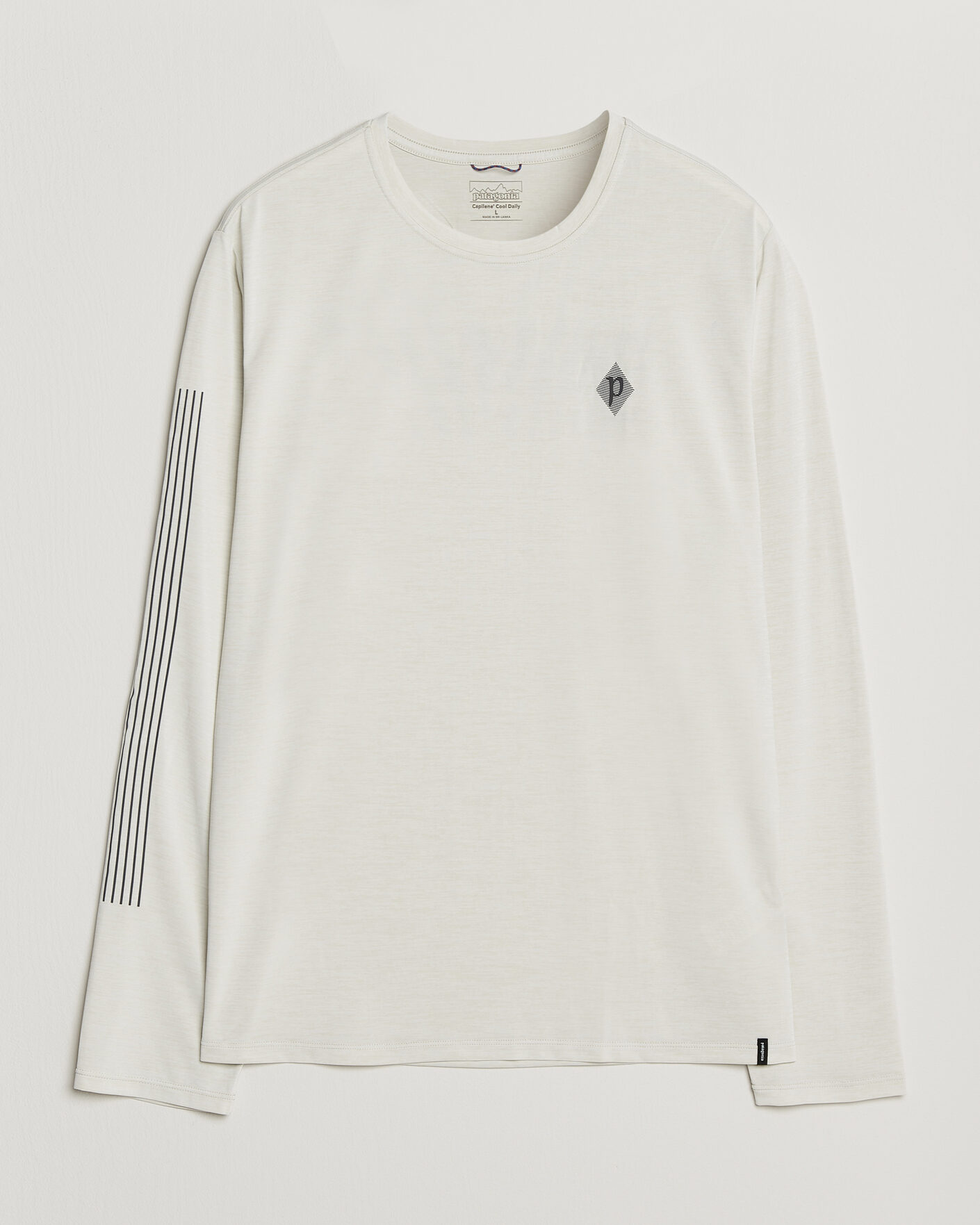 Herr | T-Shirts | Patagonia | Long Sleeve Cap Cool Shirt Dyno White