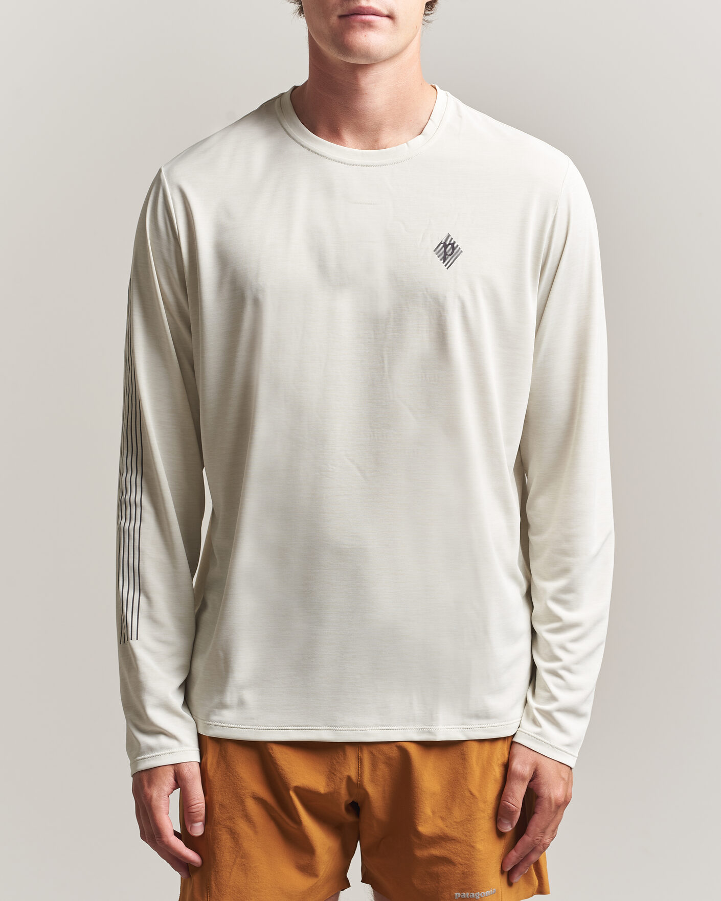 Herr | T-Shirts | Patagonia | Long Sleeve Cap Cool Shirt Dyno White