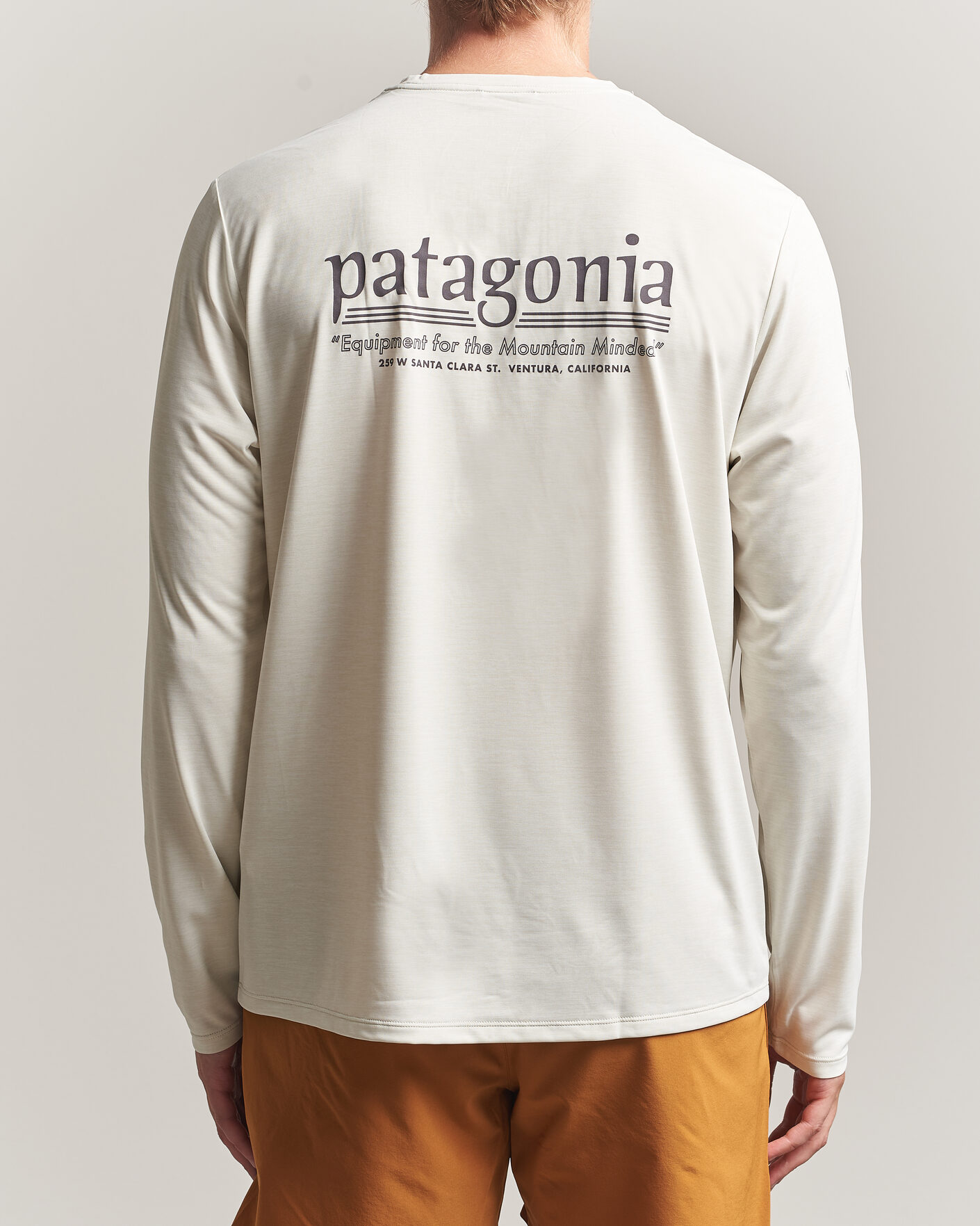 Herr | T-Shirts | Patagonia | Long Sleeve Cap Cool Shirt Dyno White