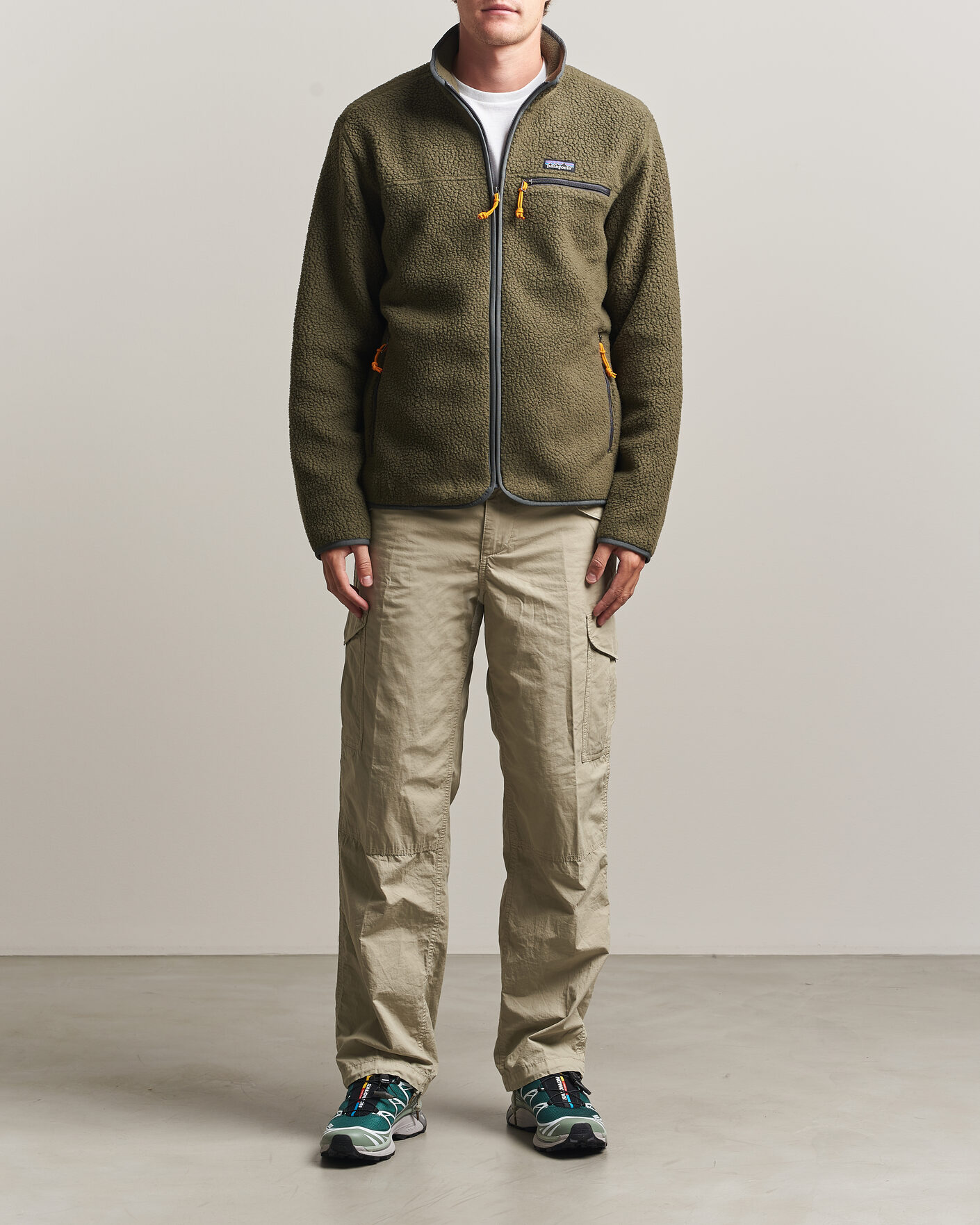 Herr | Tröjor | Patagonia | Retro Pile Jacket Basin Green