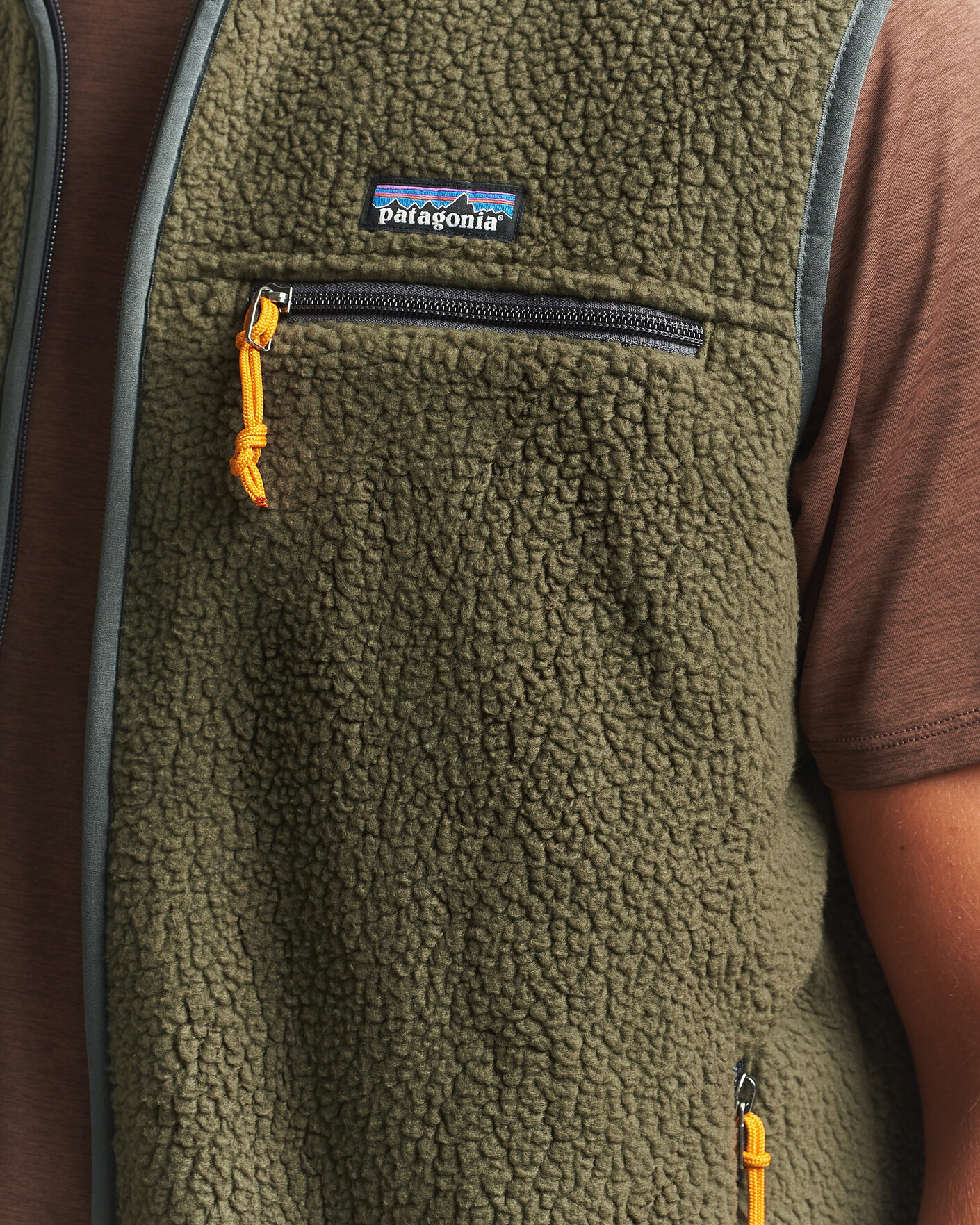 Herr | Västar | Patagonia | Retro Pile Vest Basin Green