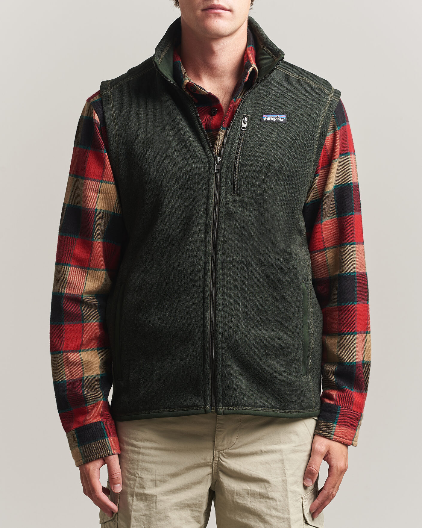 Herr | Västar | Patagonia | Better Sweater Vest Old Growth Green