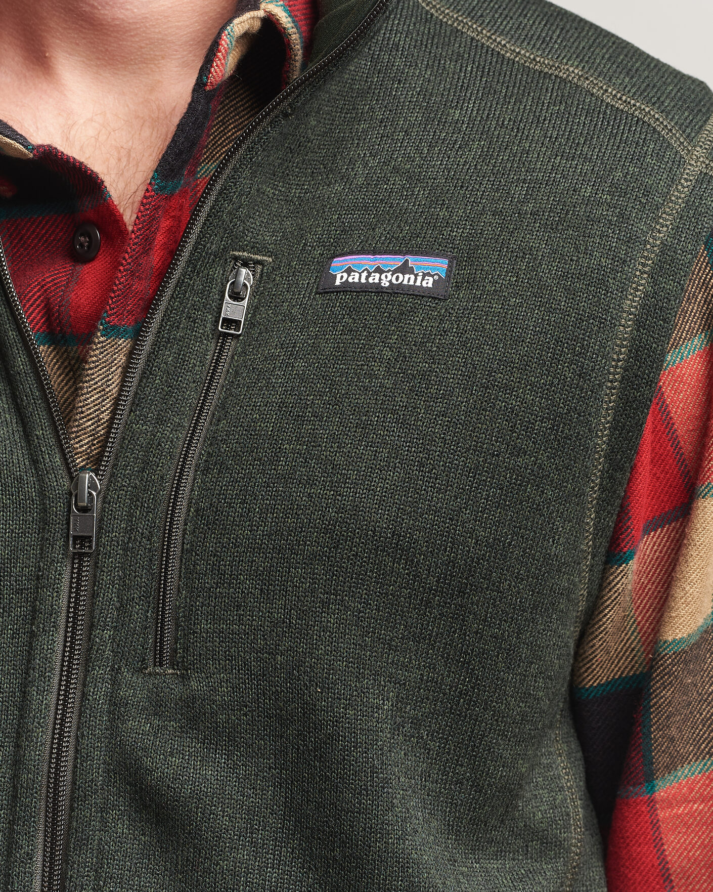 Herr | Västar | Patagonia | Better Sweater Vest Old Growth Green
