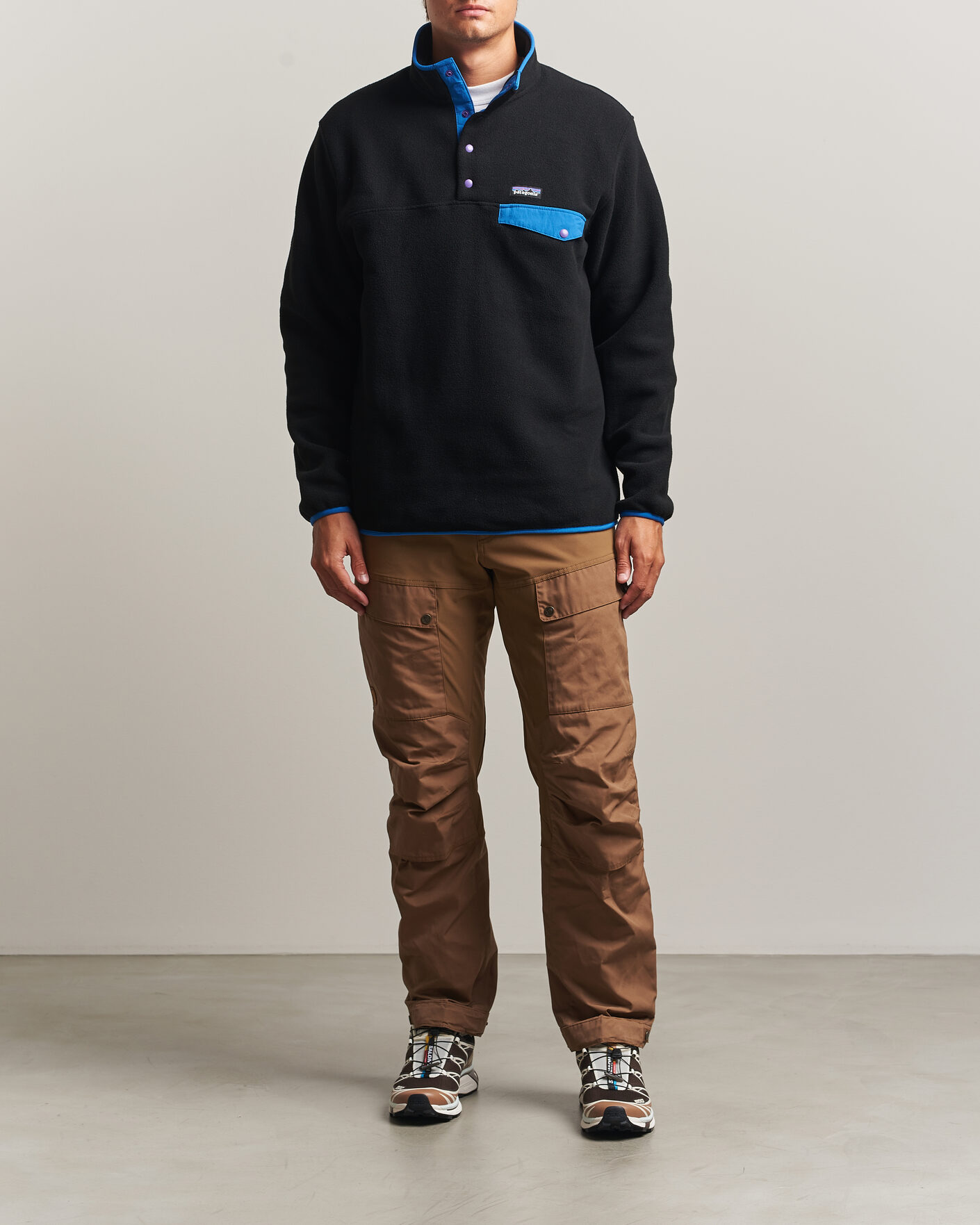 Herr | Tröjor | Patagonia | Synch Snap T Half Zip Fleece Black