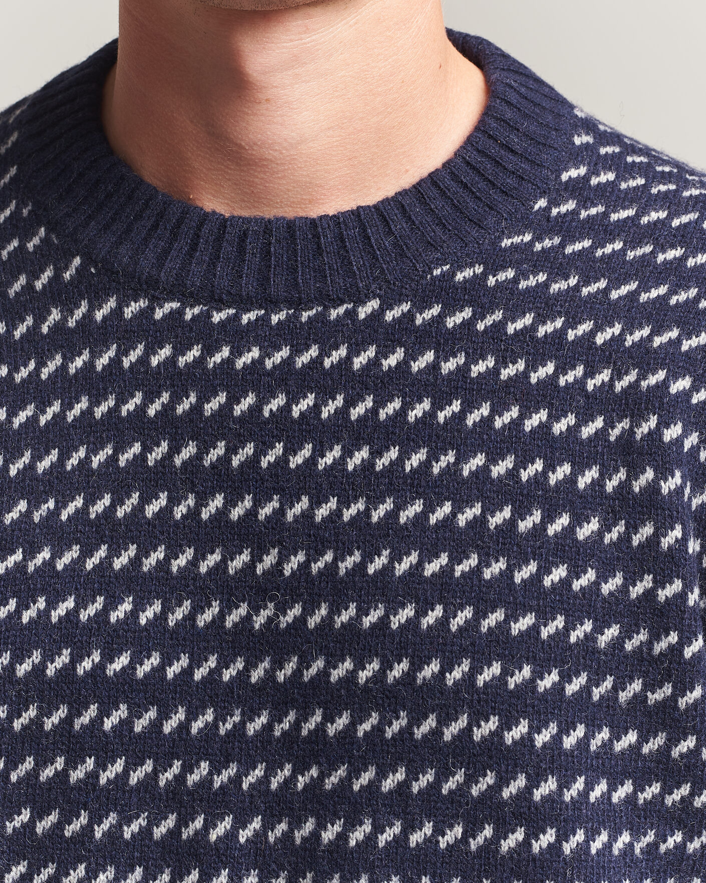 Herr | Tröjor | Patagonia | Recycled Wool Blend Sweater Classic Navy