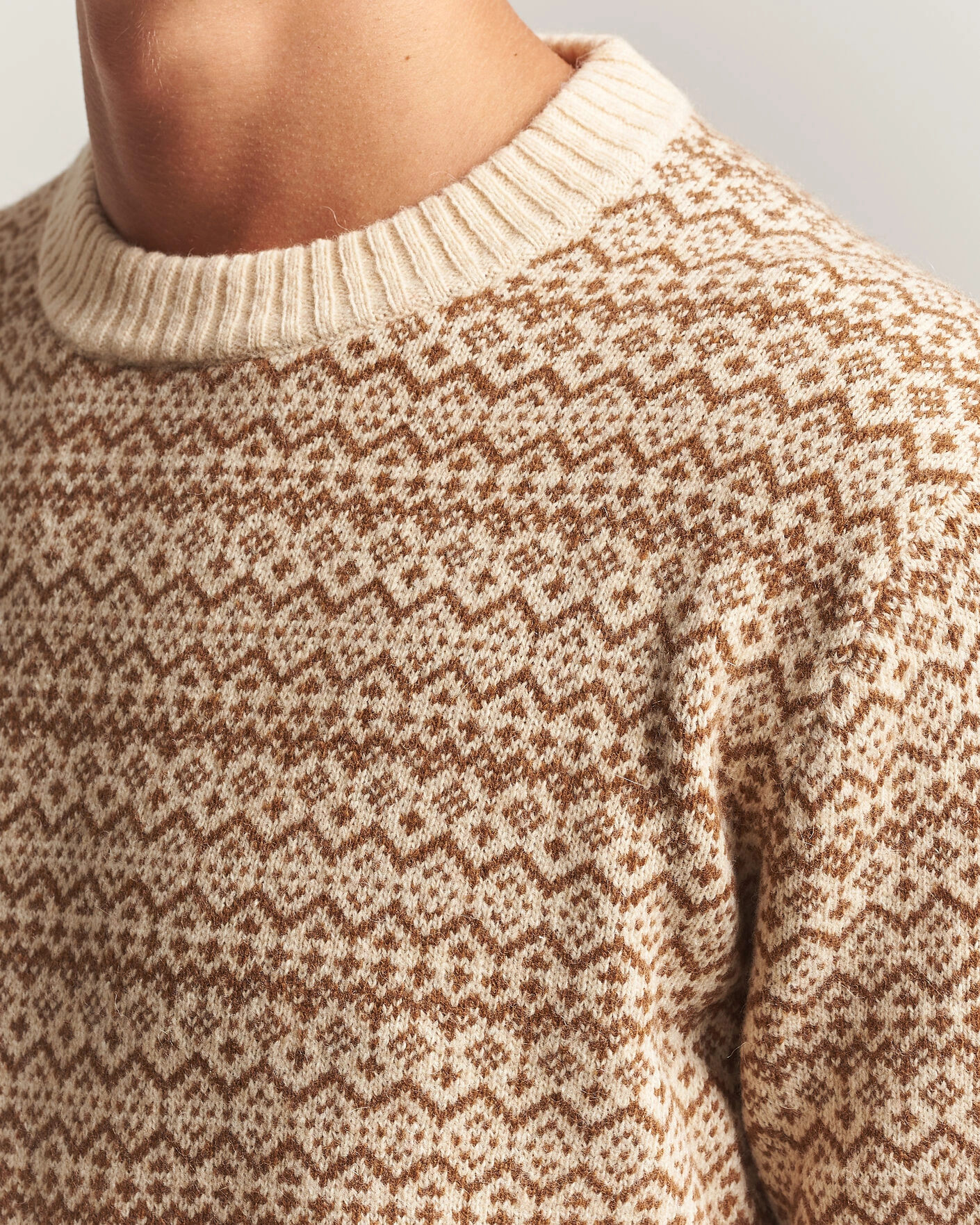 Herr | Tröjor | Patagonia | Recycled Wool Blend Sweater Snow Squail Natural