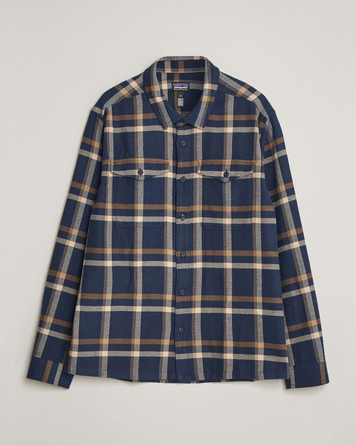 Herr | Skjortor | Patagonia | Fjord Flannel Shirt New Navy