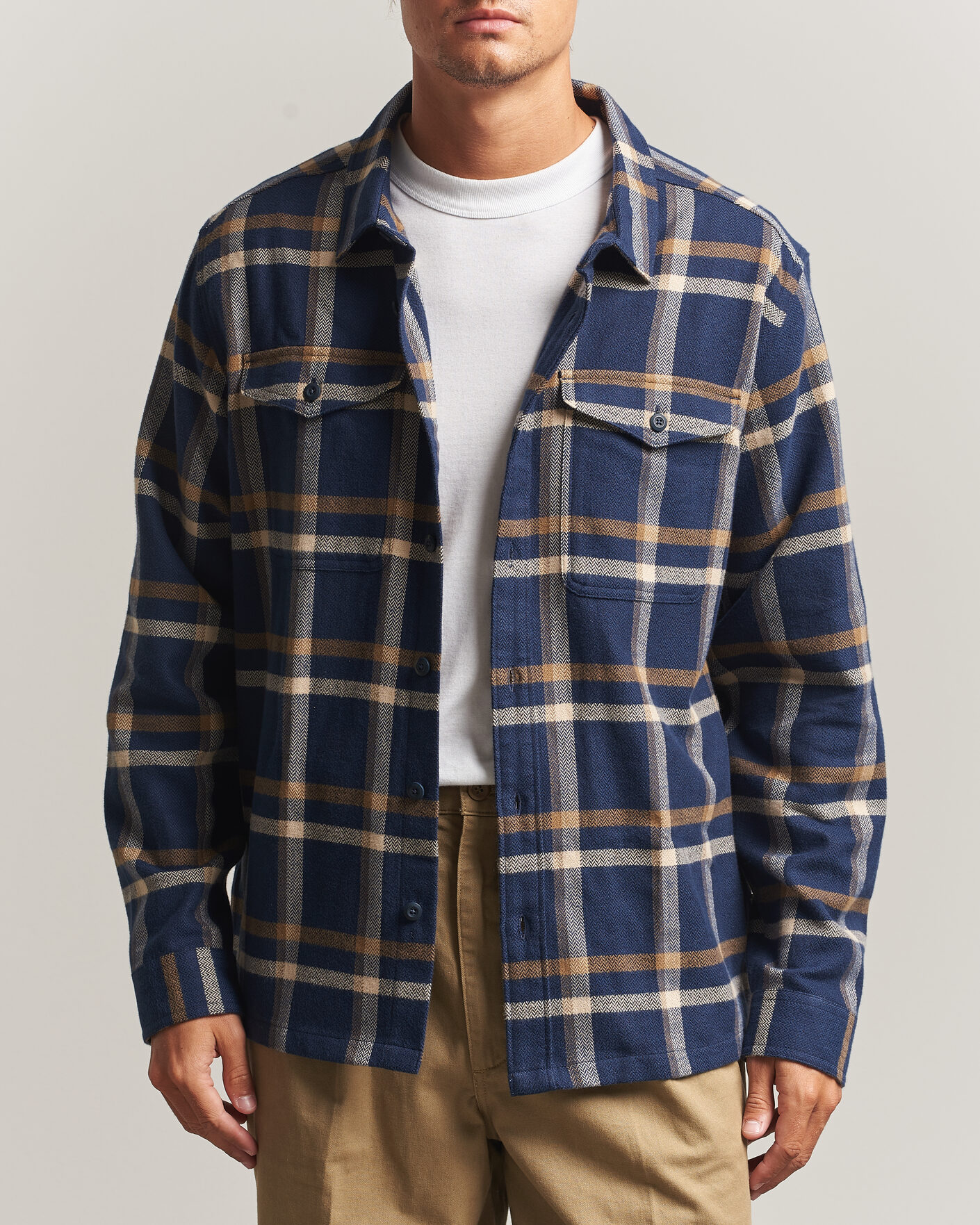 Herr | Skjortor | Patagonia | Fjord Flannel Shirt New Navy