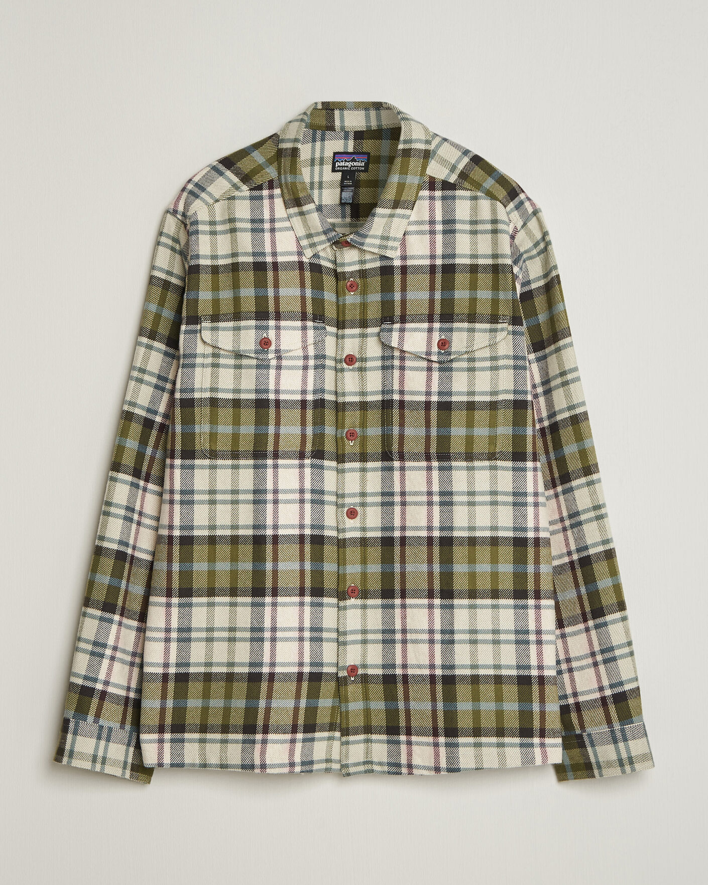 Herr | Skjortor | Patagonia | Fjord Flannel Shirt Weathered Stone
