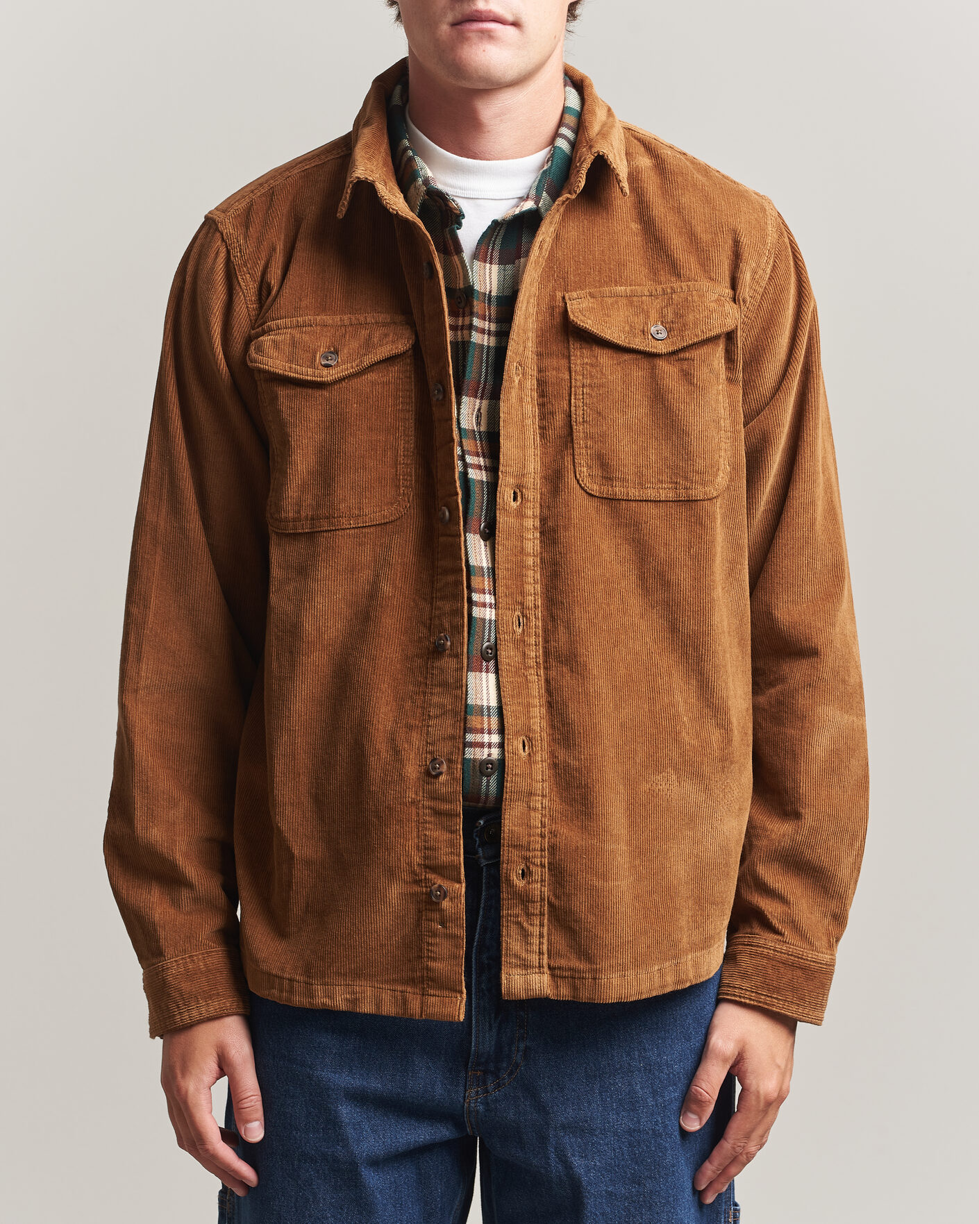 Herr | Skjortor | Patagonia | Corduroy Shirt Deer Brown