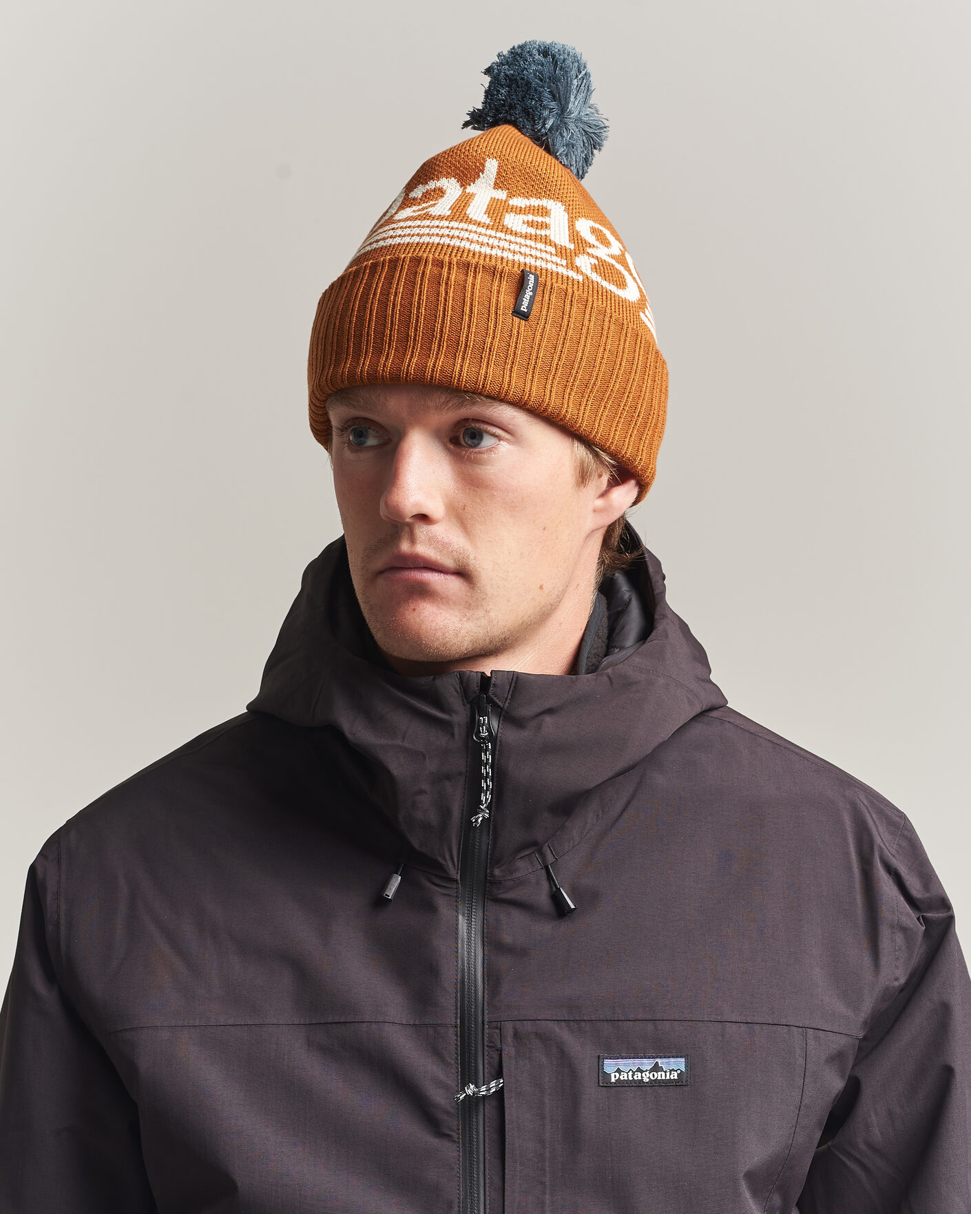 Herr | Mössor | Patagonia | Powder Town Beanie Cinnamon Brown
