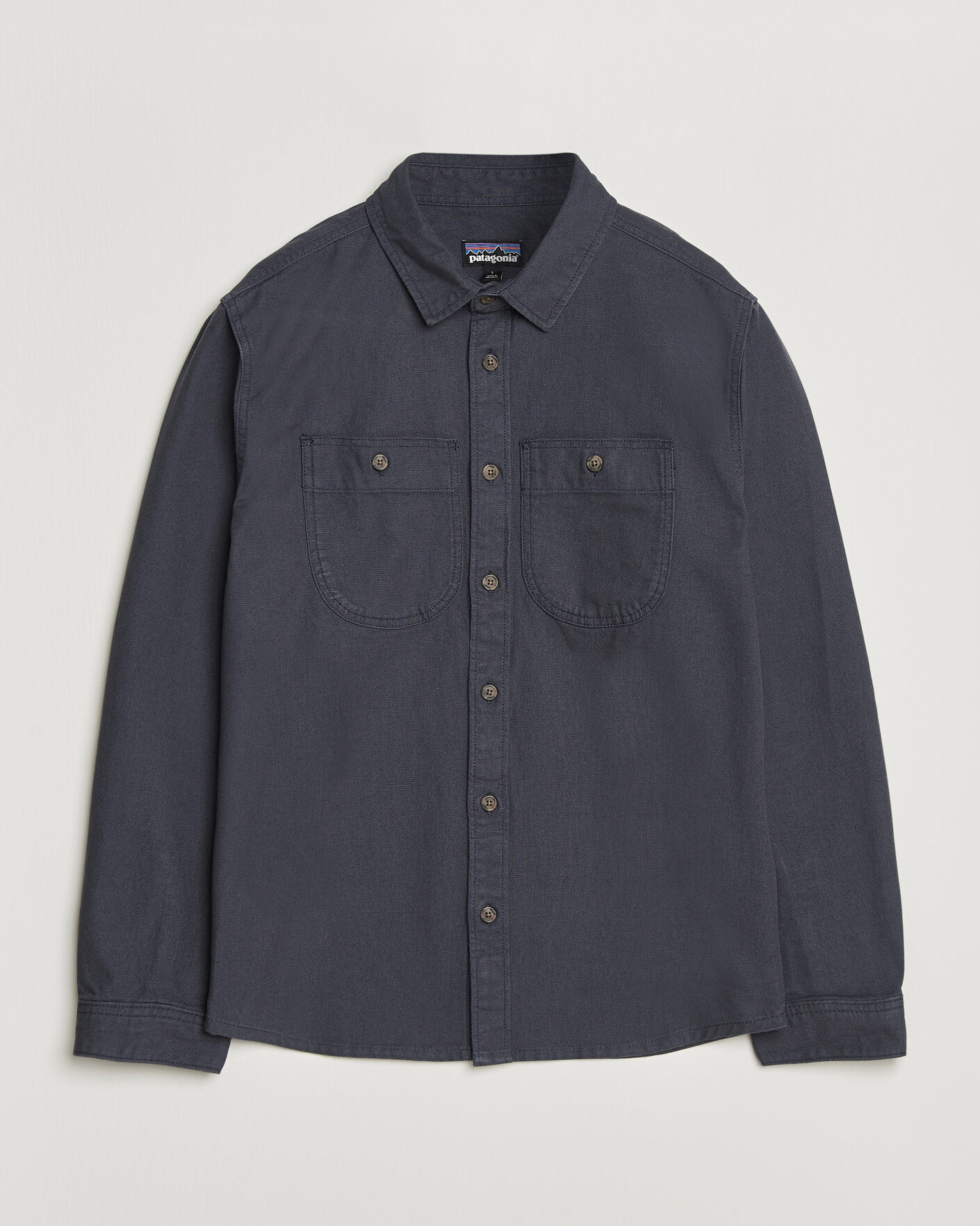 Herr | Skjortor | Patagonia | Point Reyes Canvas Shirt Smolder Blue