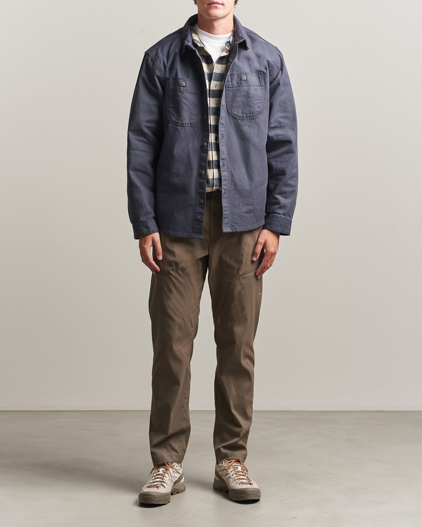 Herr | Skjortor | Patagonia | Point Reyes Canvas Shirt Smolder Blue