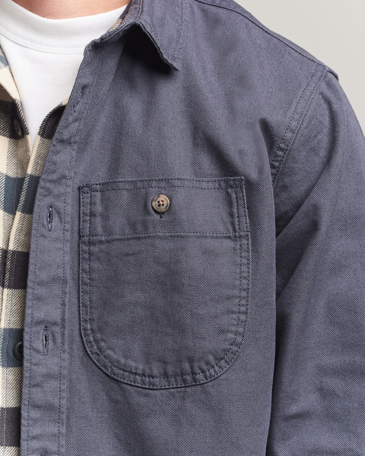 Herr | Skjortor | Patagonia | Point Reyes Canvas Shirt Smolder Blue