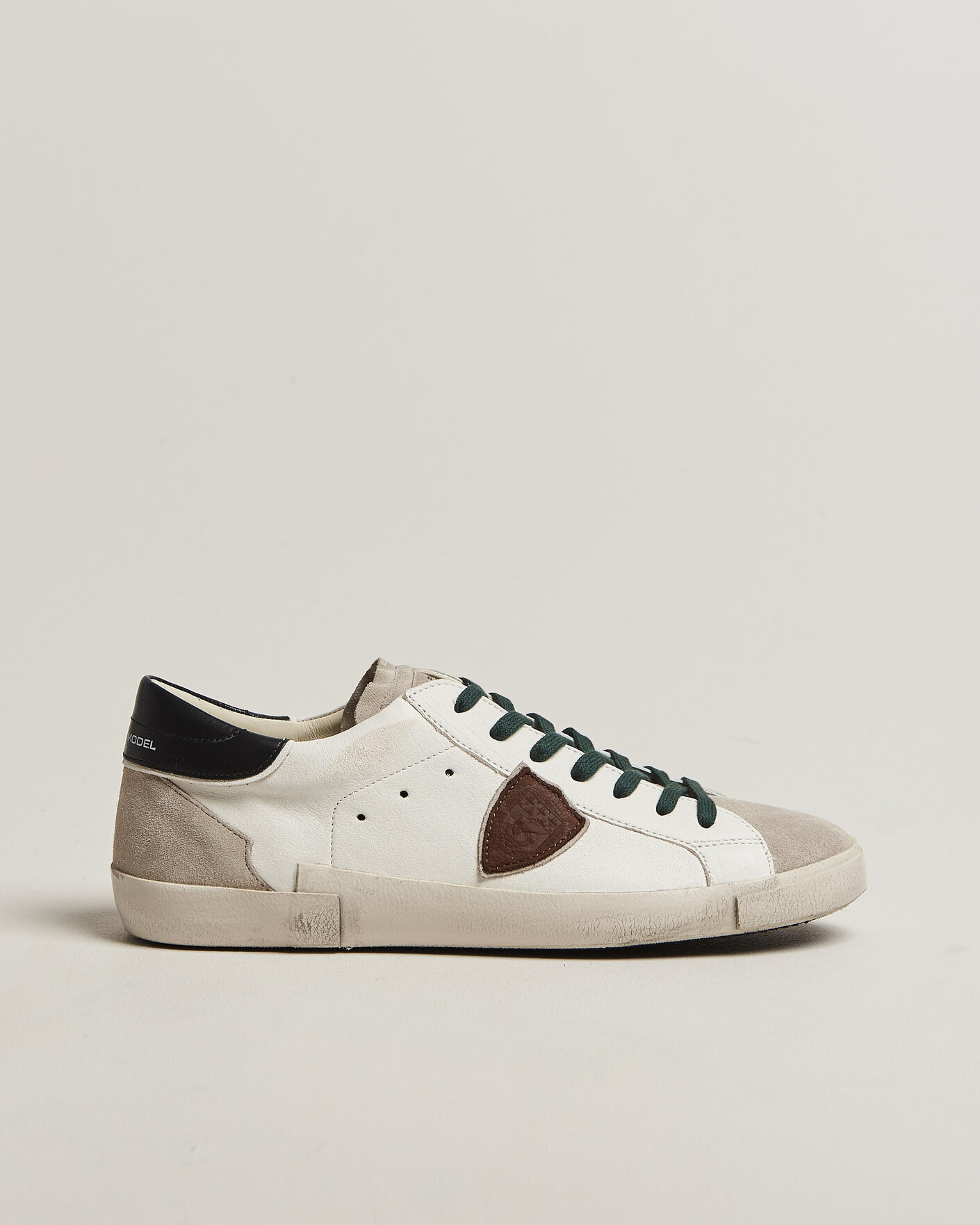 Herr | Sneakers | Philippe Model | PRSX Low Top Suede Sneaker White/Black