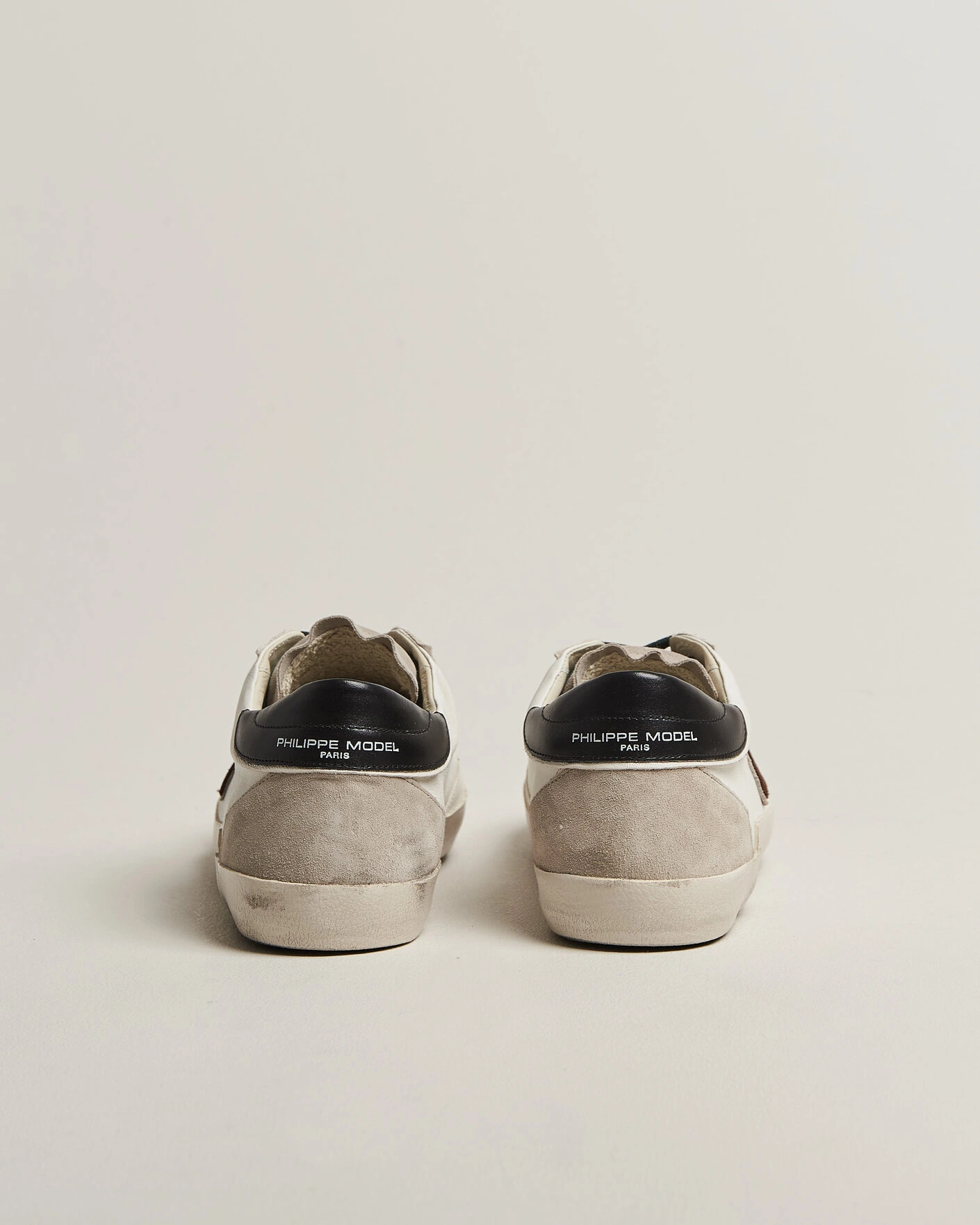 Herr | Sneakers | Philippe Model | PRSX Low Top Suede Sneaker White/Black