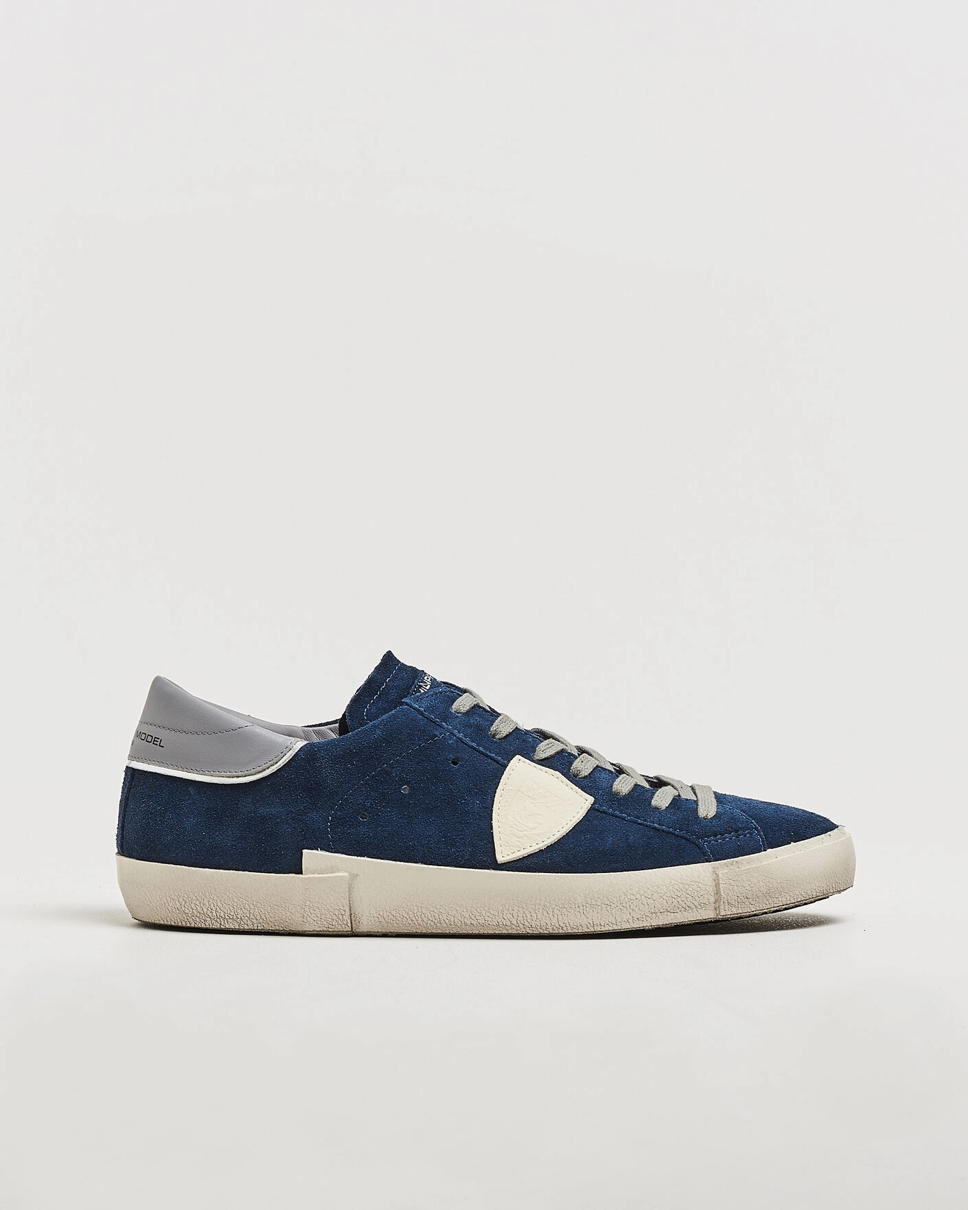 Herr | Sneakers | Philippe Model | PRSX Low Top Suede Sneaker Blue/Grey