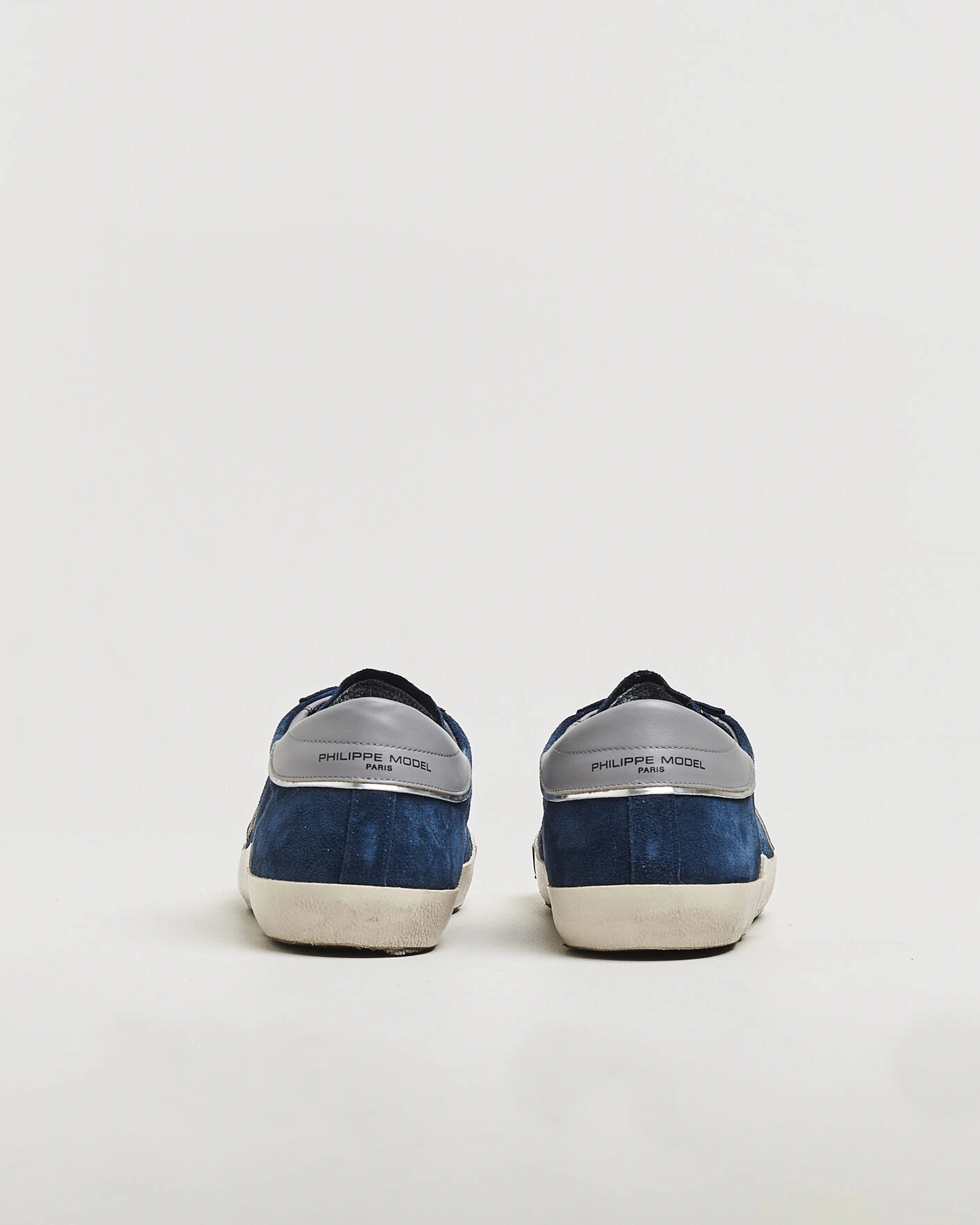 Herr | Sneakers | Philippe Model | PRSX Low Top Suede Sneaker Blue/Grey