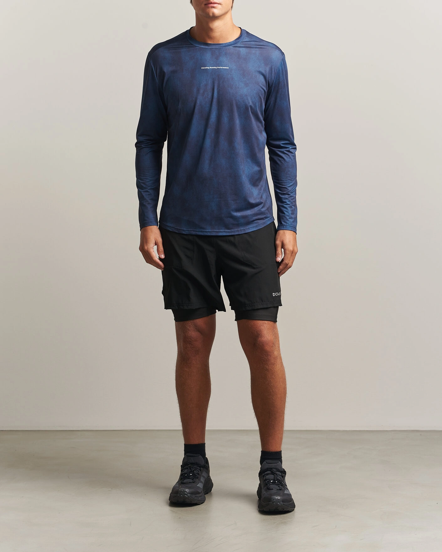 Herr | T-Shirts | DOXA | Rerun Long Sleeve T-Shirt Indigo